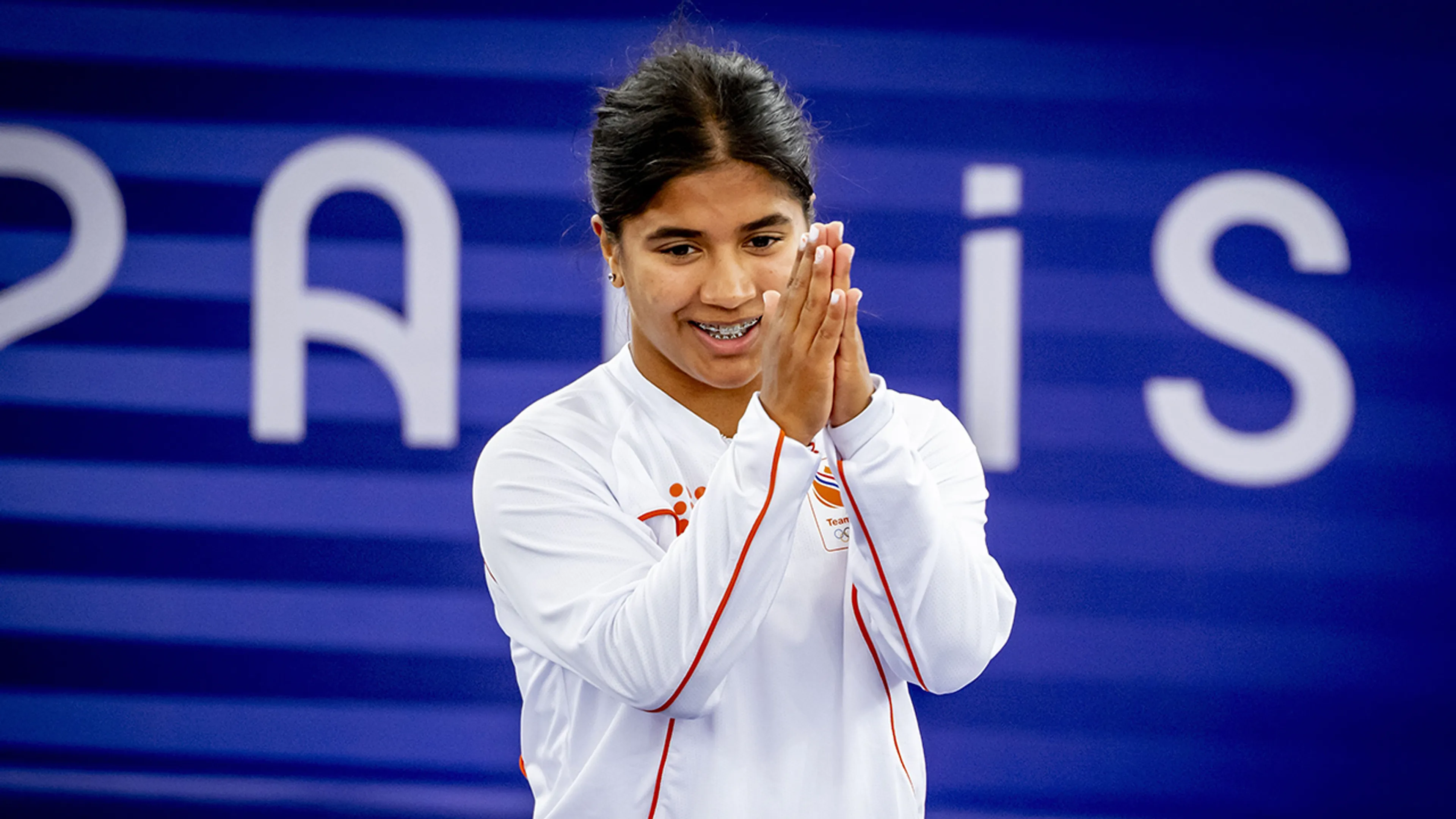Nederlandse Sardjoe wint allereerste breaking-duel ooit op Spelen