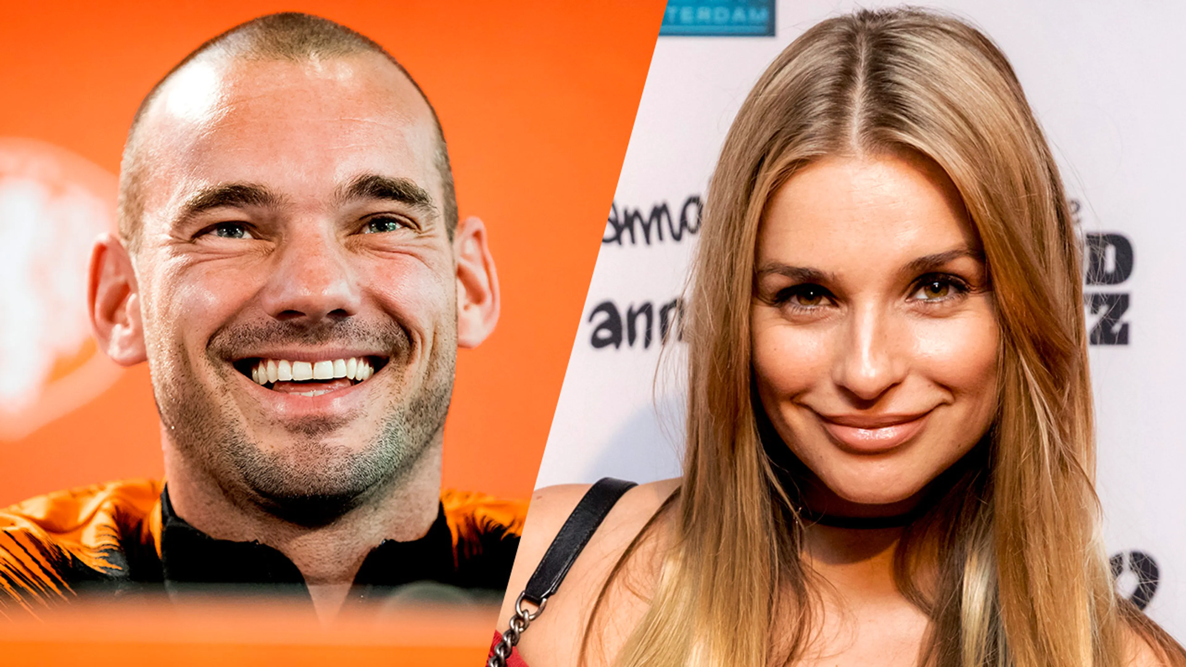 'Wesley Sneijder aan het daten met Gaby Blaaser'