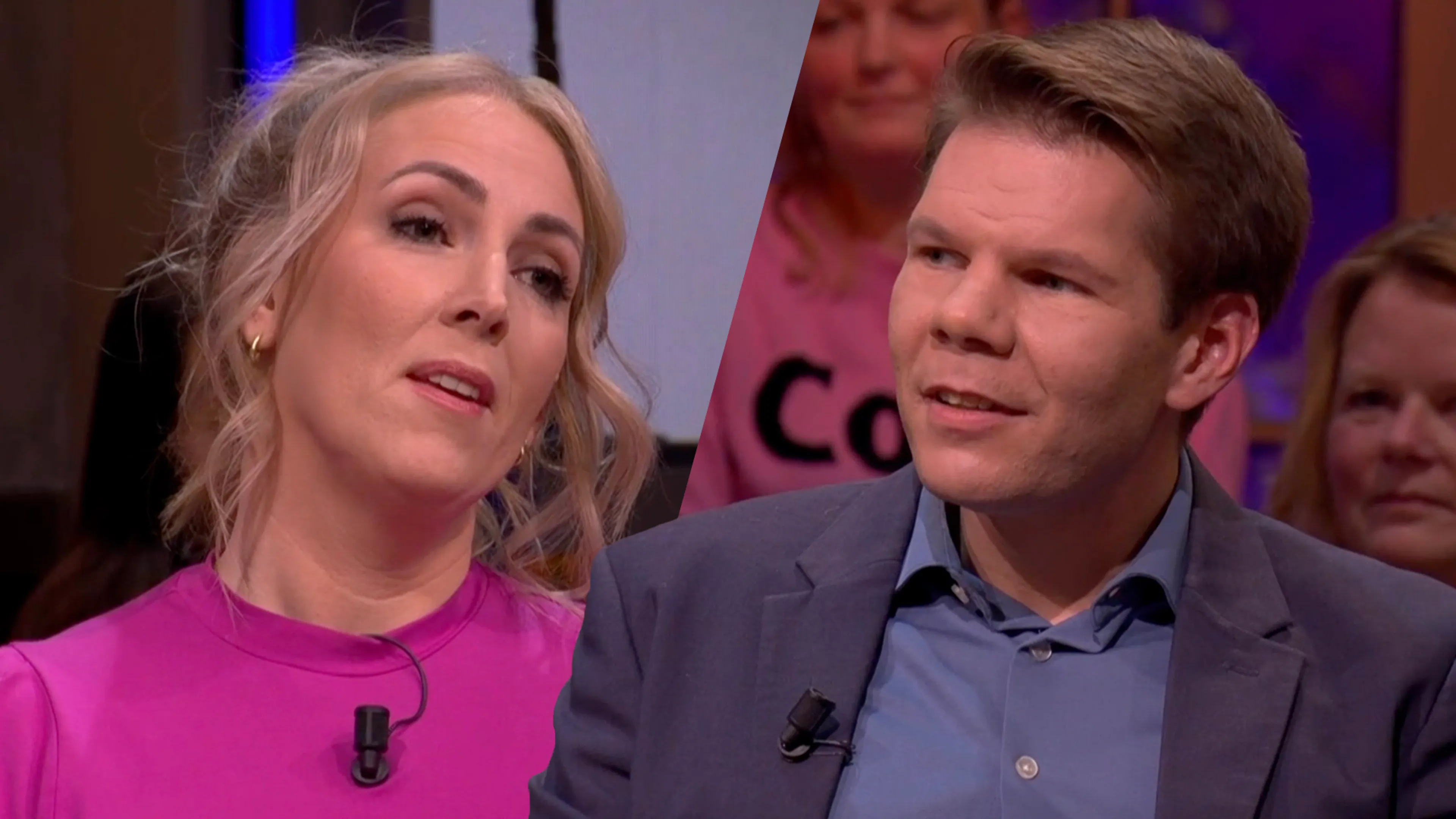 'Als jij serieus genomen wil worden, zou je niet in zo'n programma moeten gaan zitten!'