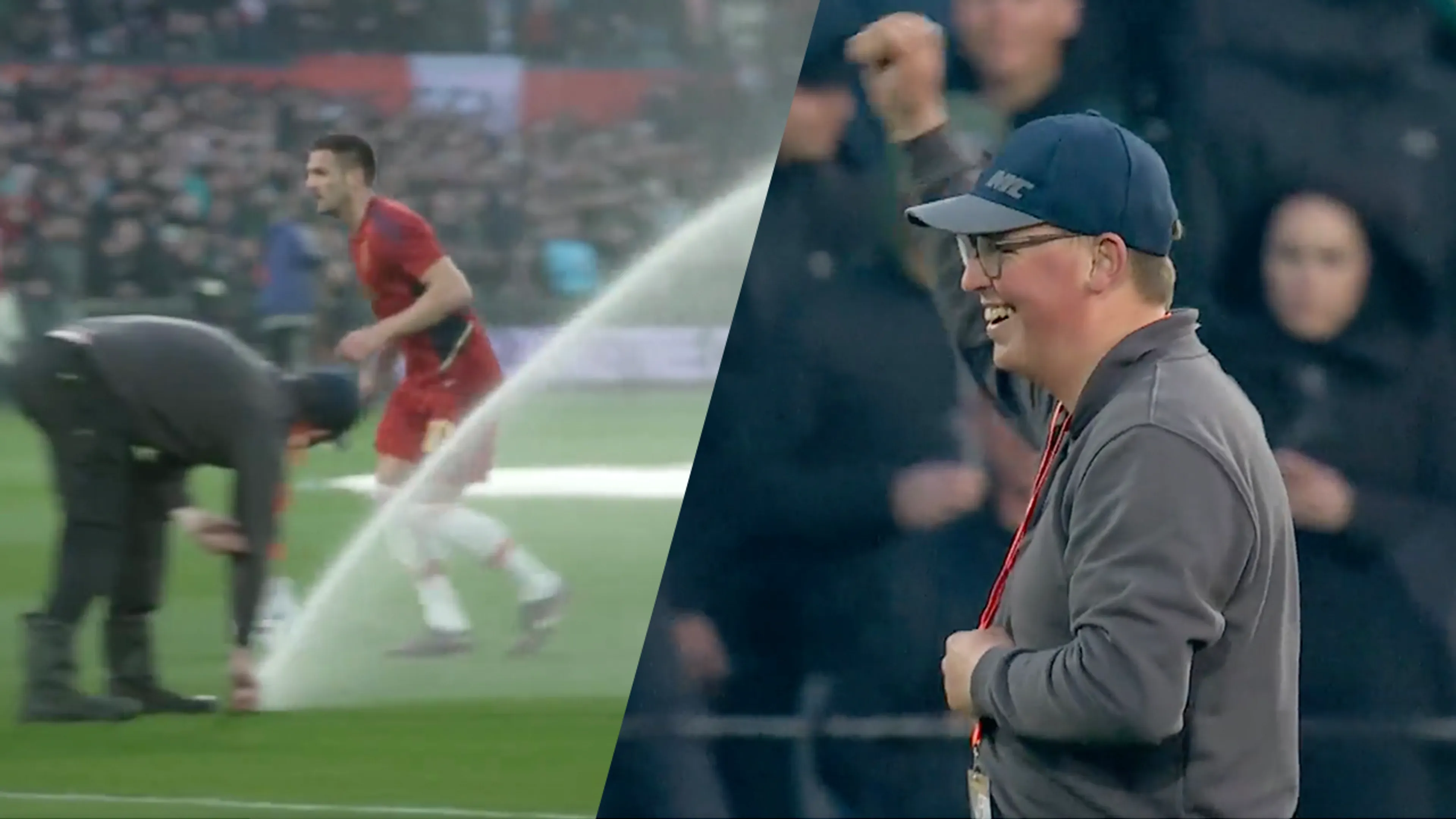 Video: Tadić versus grasmeester in De Kuip voor Klassieker
