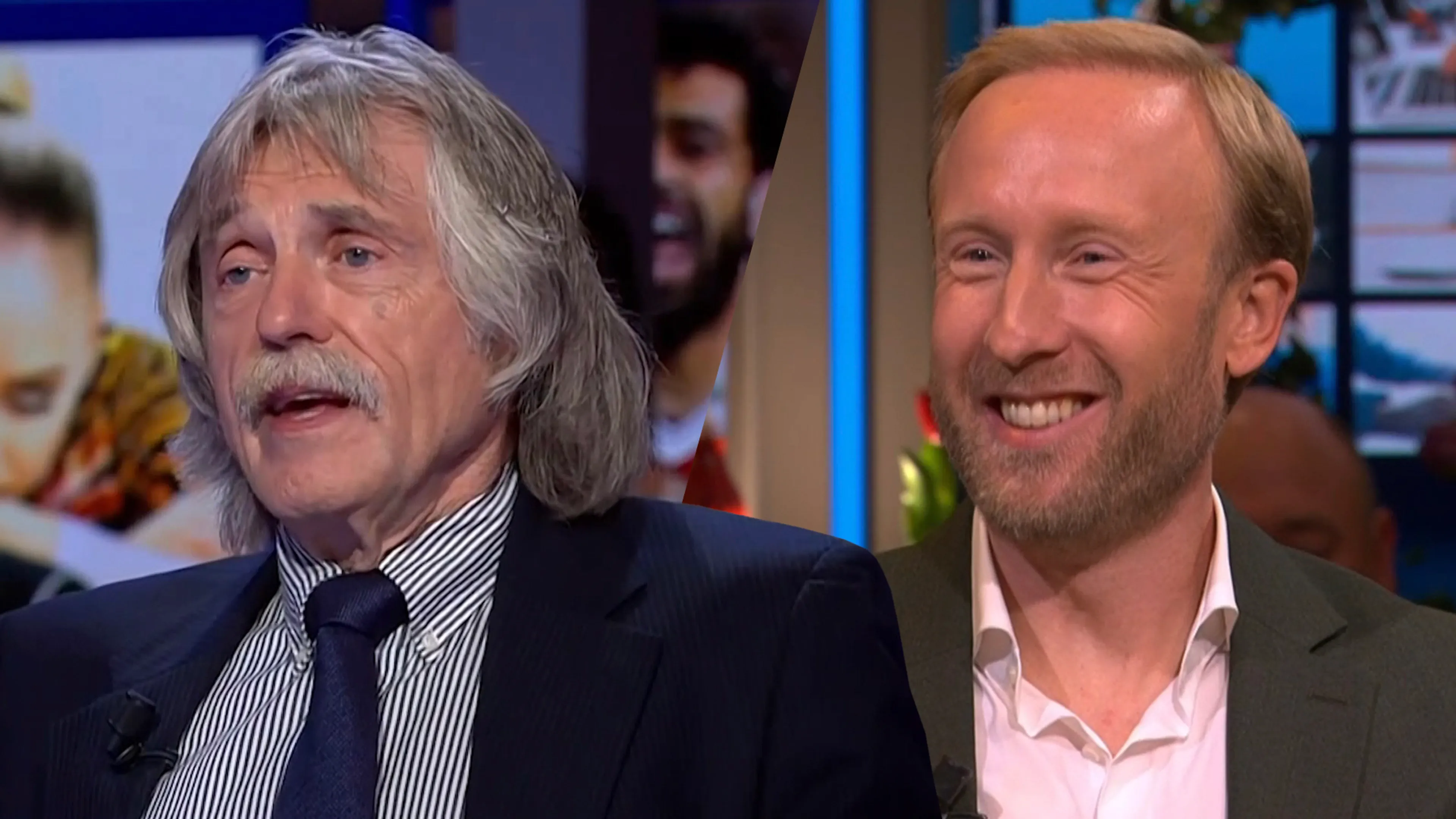 Raymond Mens ziet oude beelden terug: 'Hier kan ik niet aan tippen, er is maar één Johan Derksen!'