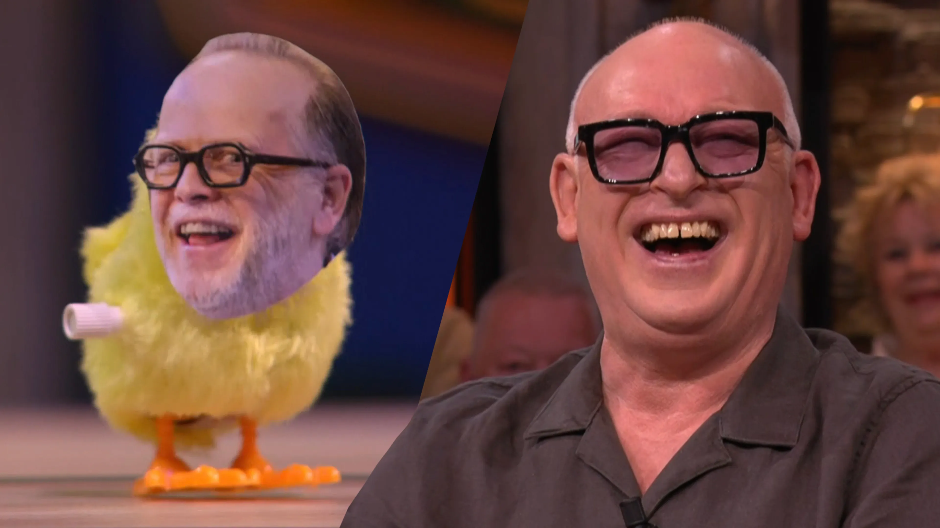 René gaat helemaal stuk om Marc-Marie-piepkuikentje op Vandaag Inside-tafel
