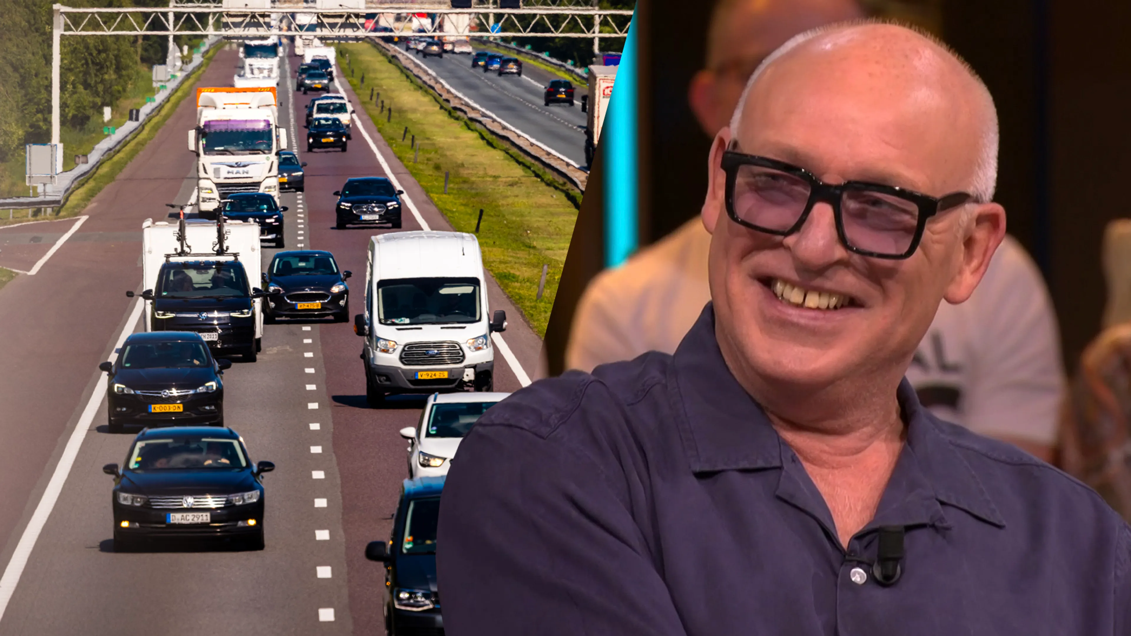 René van der Gijp stond gigantisch lang in file: 'Die stem van het navigatiesysteem was gewoon schor!'