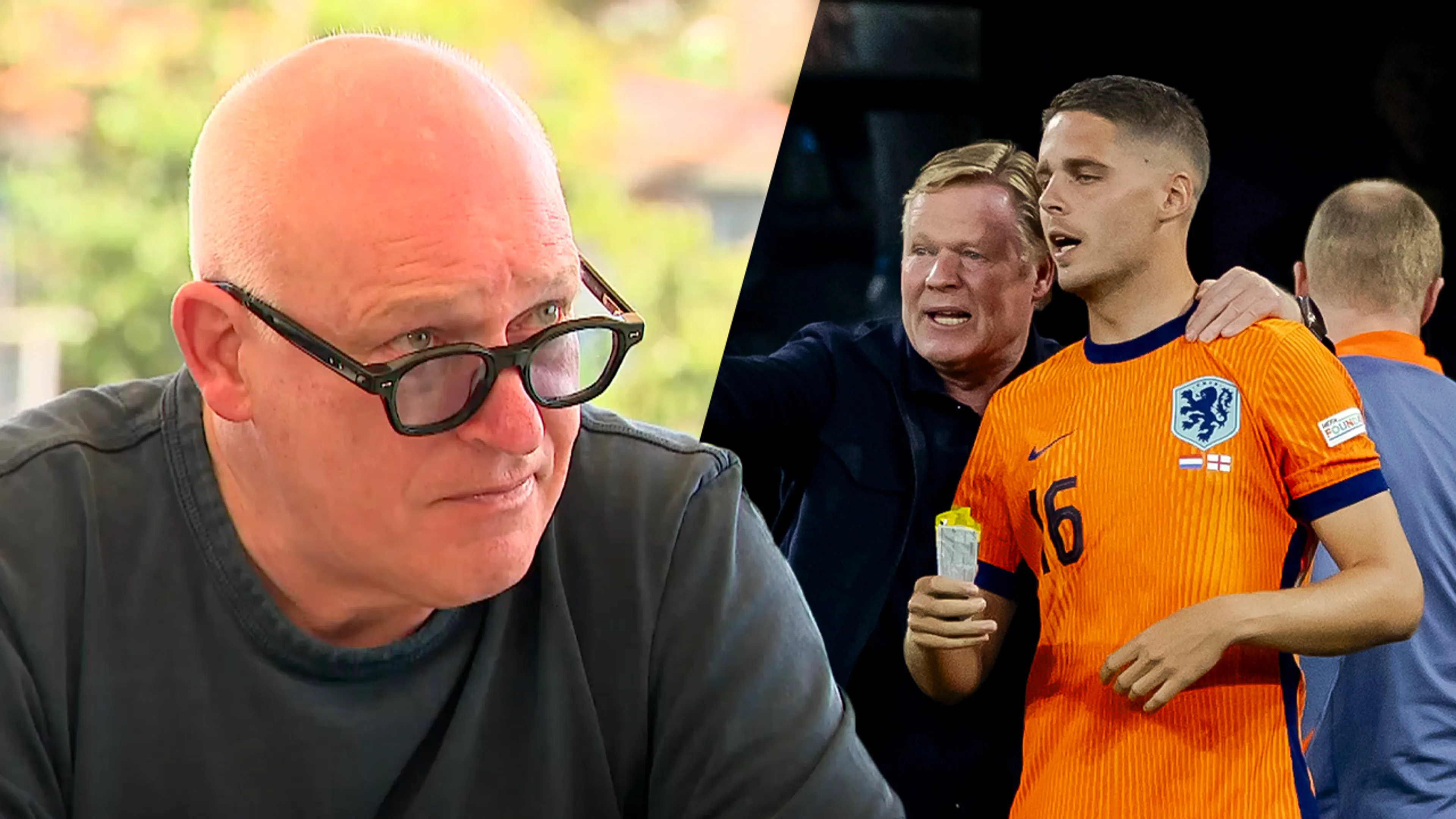 René van der Gijp neemt het op voor Joey Veerman: 'Hij is wel te hard aangepakt, hè'