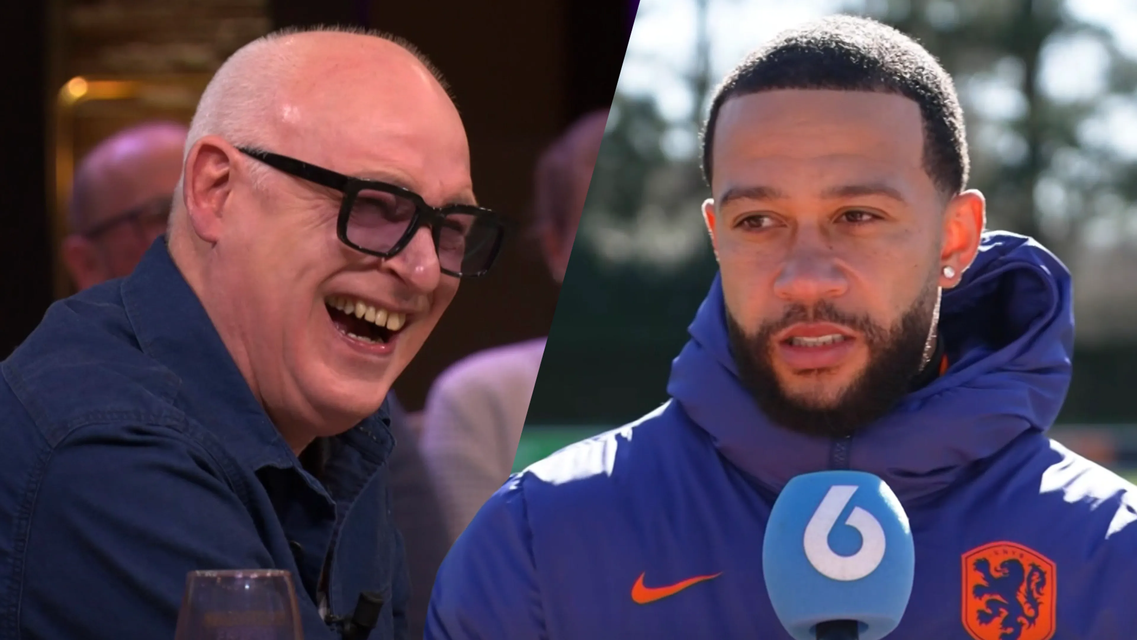 René lacht om interview Memphis: 'Hij is niet de denker des vaderlands, hè!'
