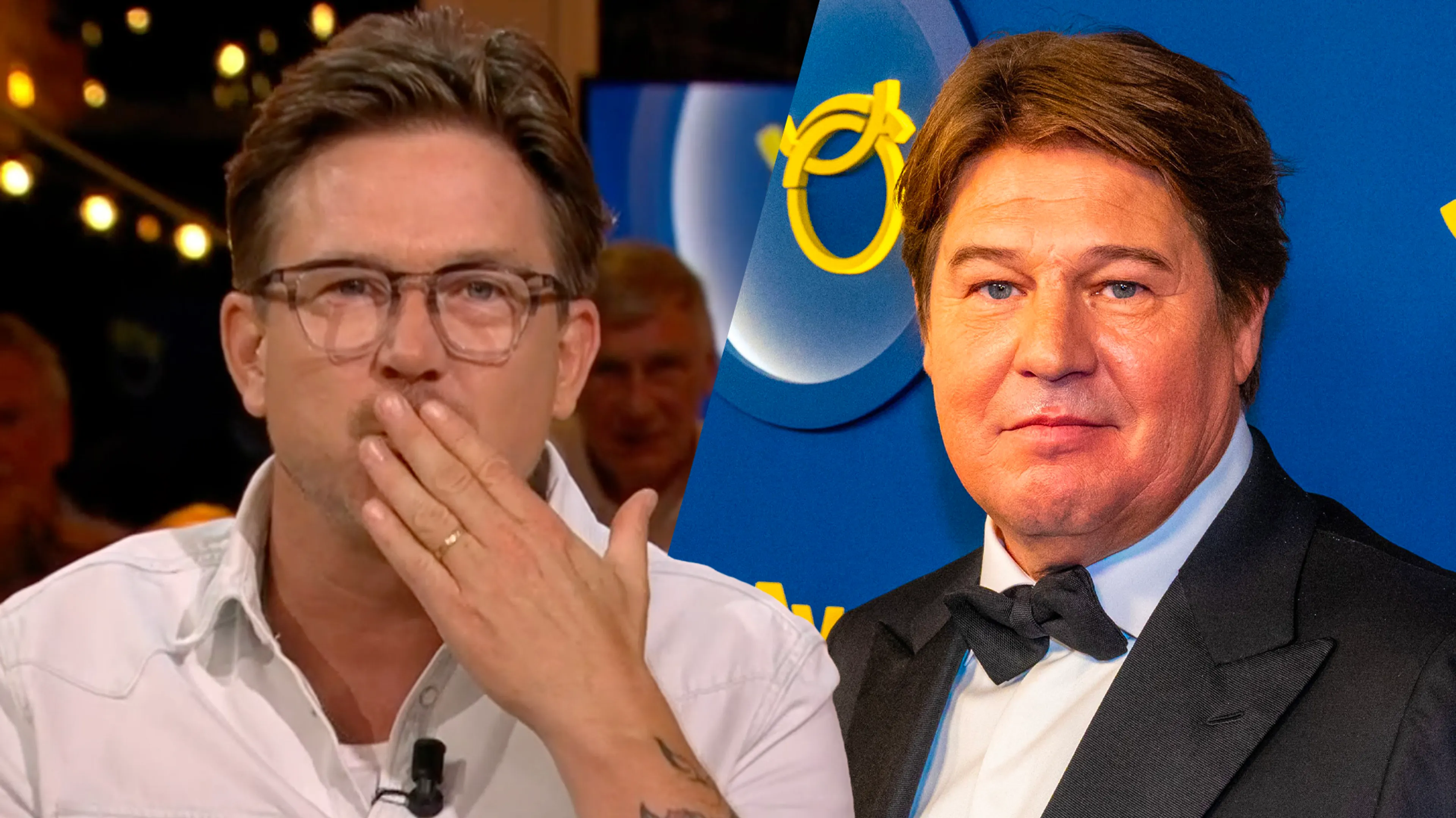 Johnny de Mol richt zich tot Martijn Krabbé: 'Wij geven jou heel veel liefde, dikke kus!'