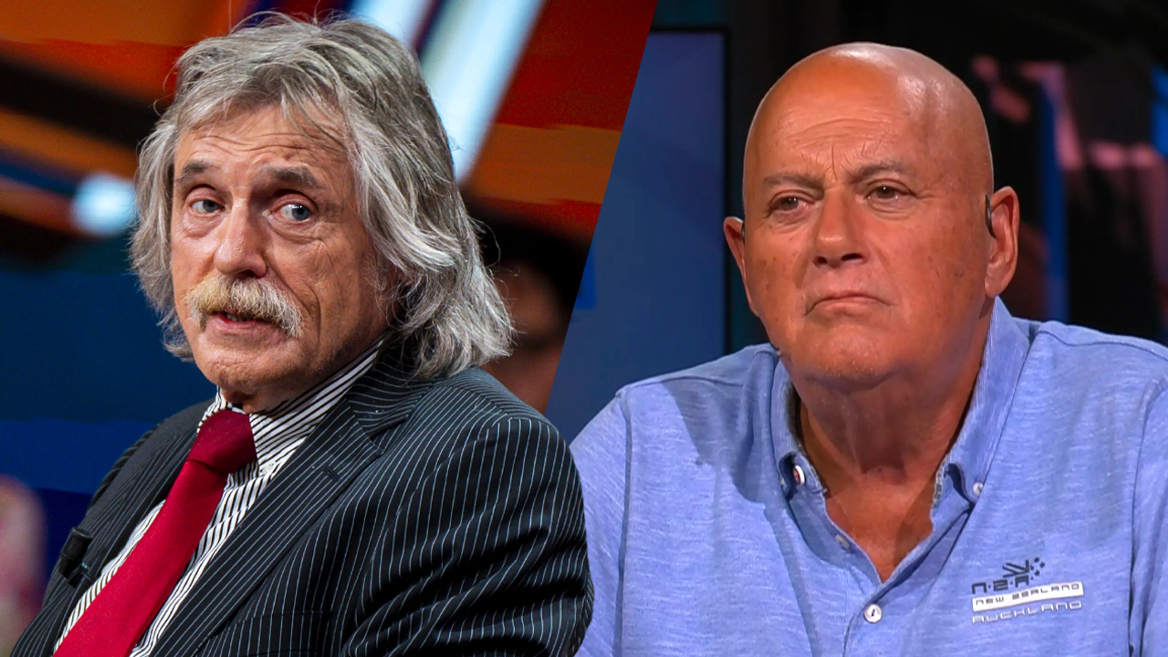 Jack van Gelder hoort uitspraken van Johan over zijn rol als sidekick bij De Oranjezomer