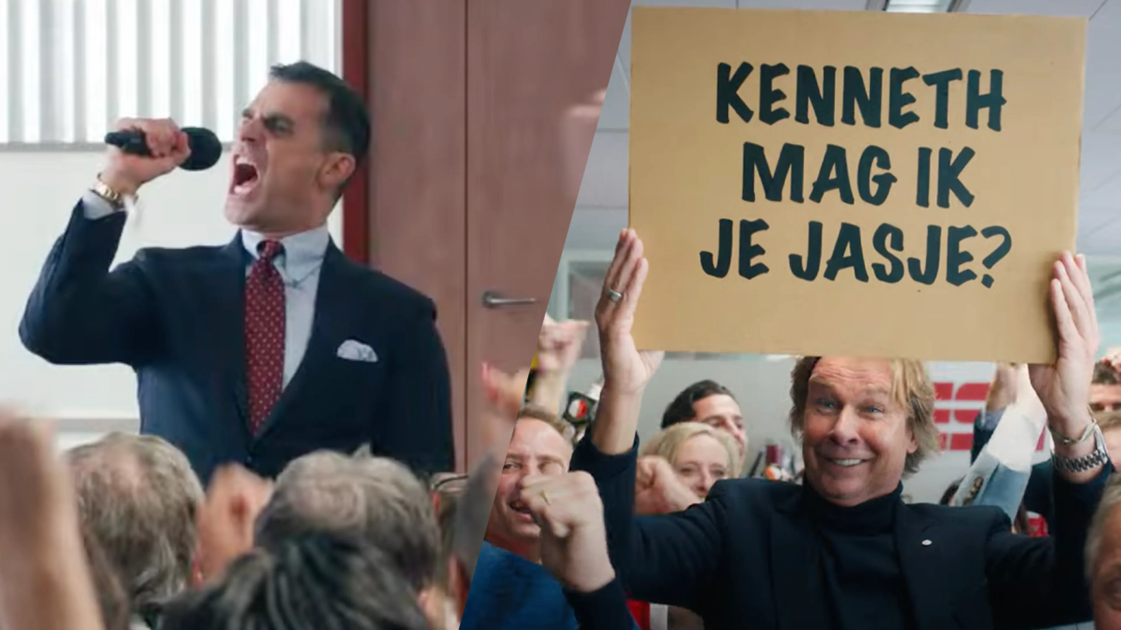 Ook Hans Kraay jr. te zien in ESPN-commercial: 'Kenneth, mag ik je jasje?'