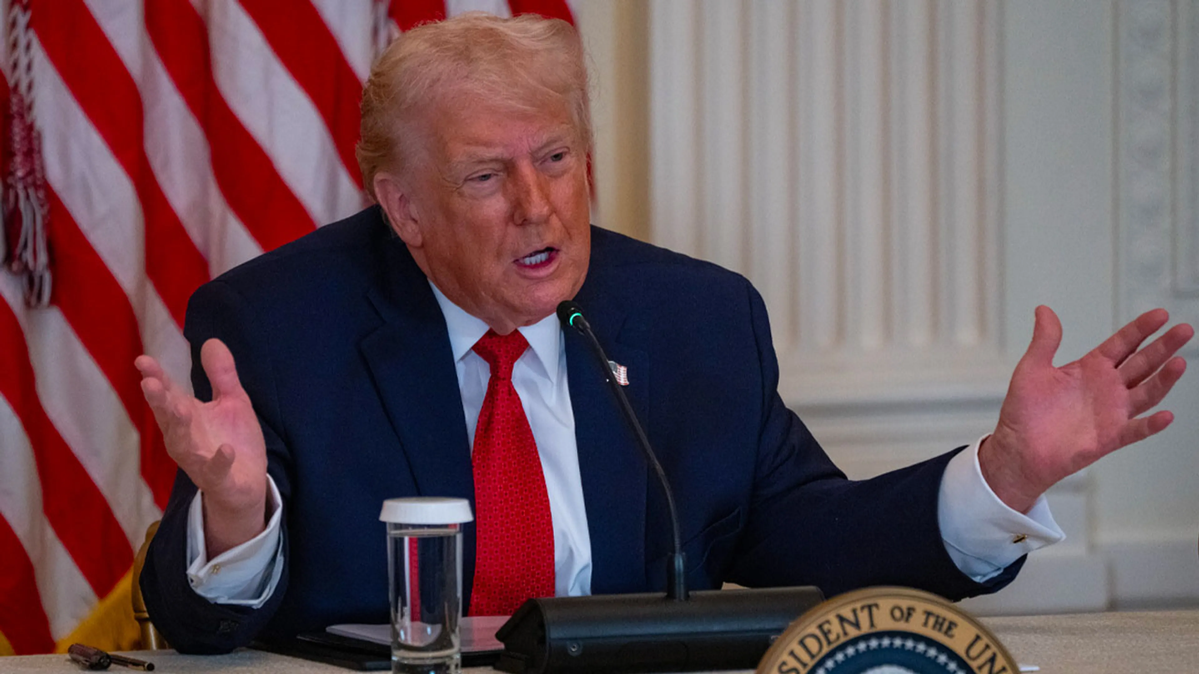 Donald Trump voert tarieven in voor Europese landen om Groenland