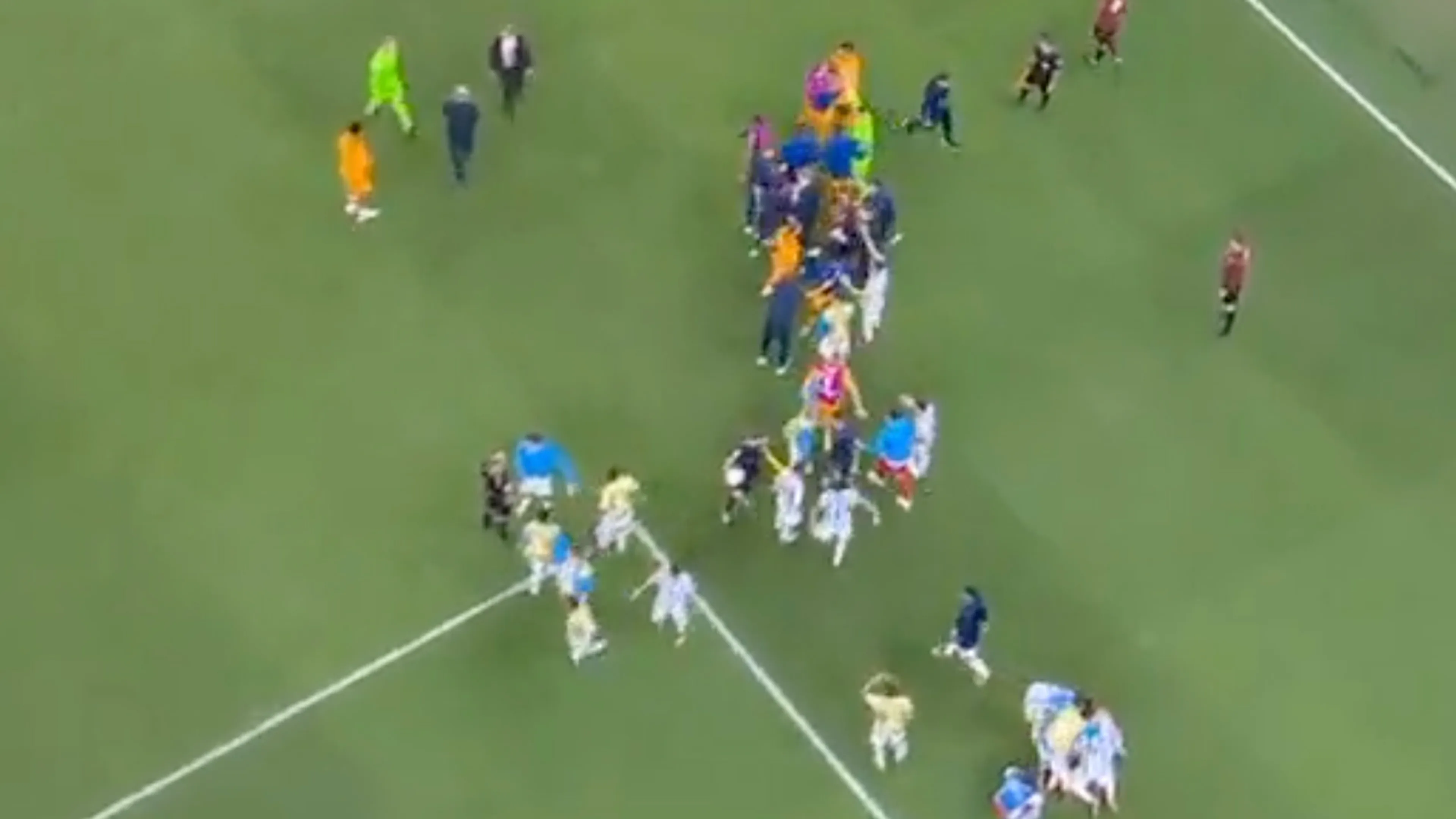 Video: Dronebeelden tonen laatste fase van strafschoppenserie Oranje-Argentinië