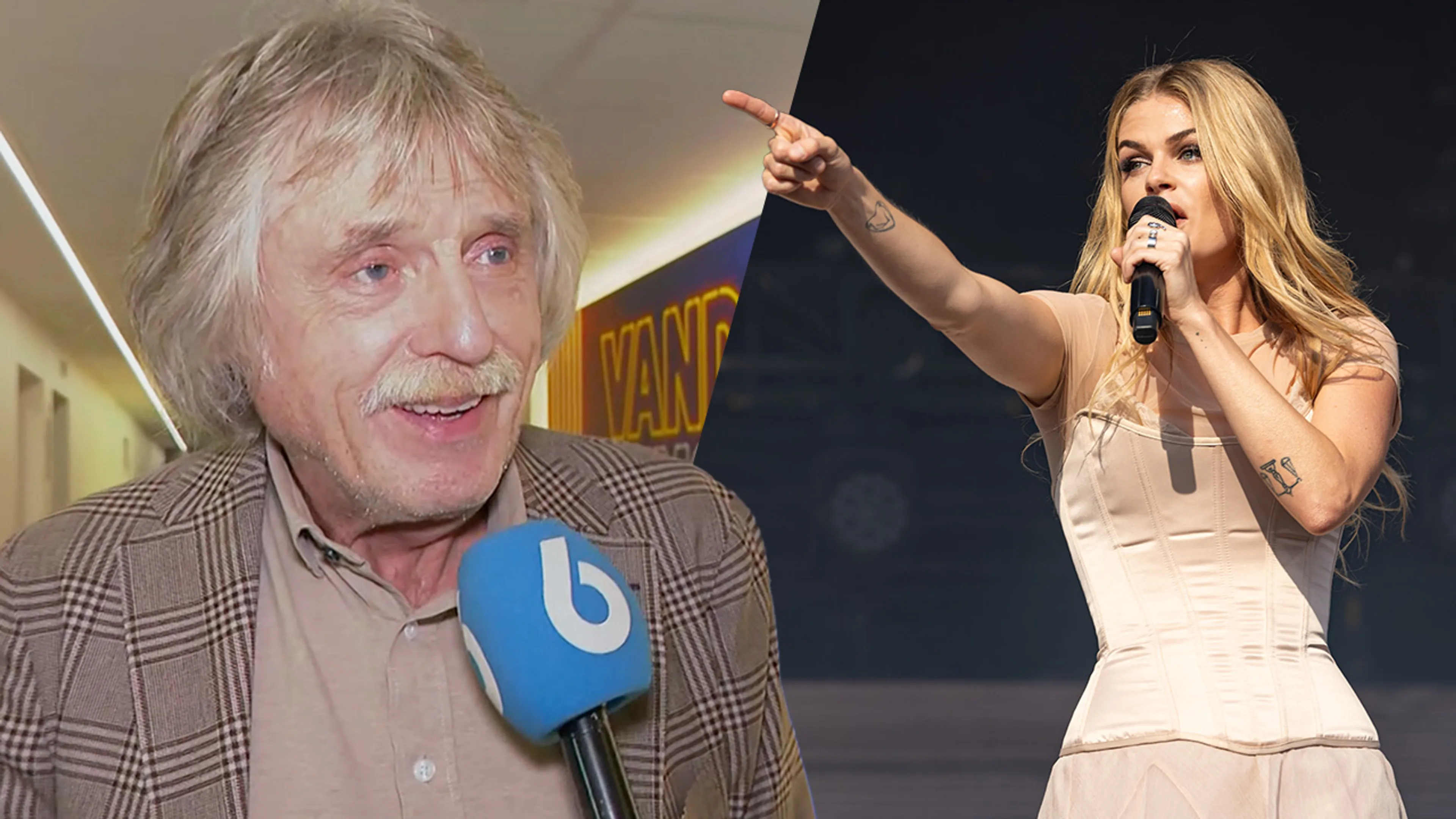 Johan Derksen over samenwerking met Davina Michelle: ‘Ze wilde iemand die een beetje kritisch is’