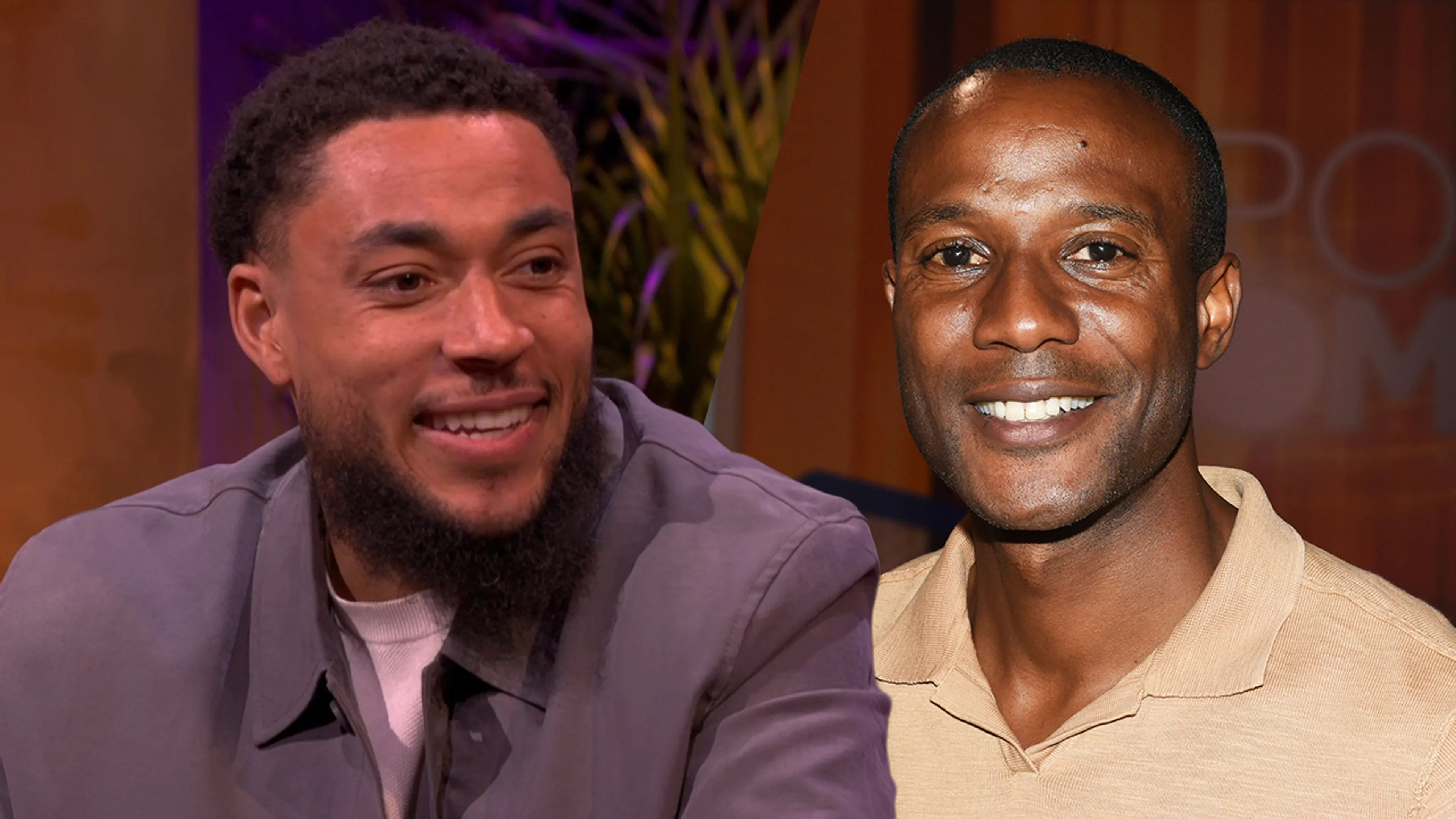Arnaut Danjuma en Gregory Sedoc vrijdag te gast bij Het Oranje Café