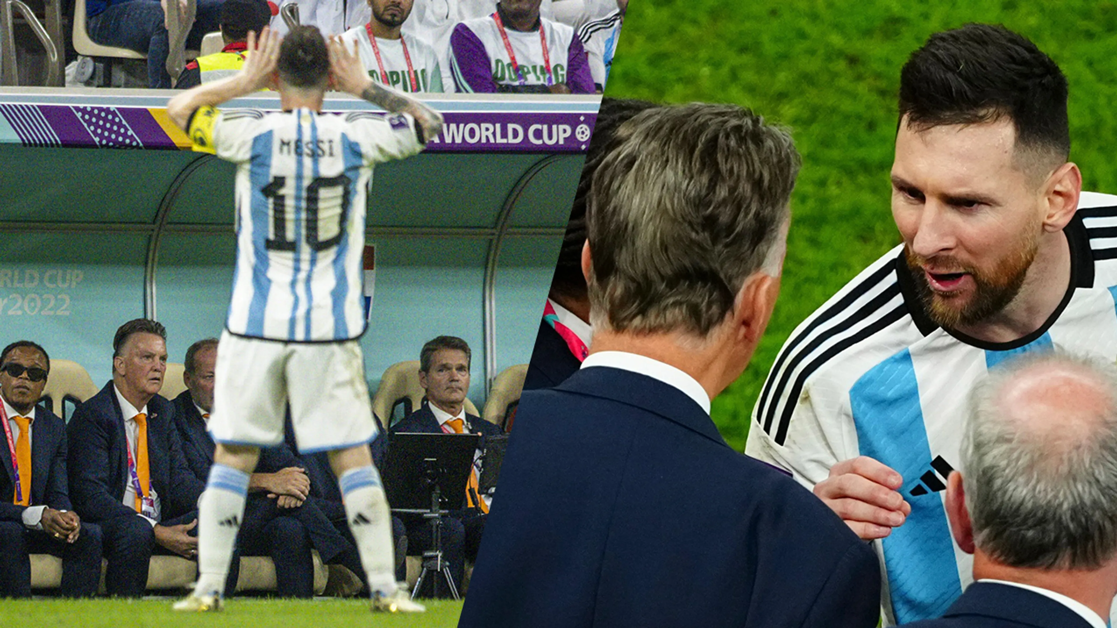 Lionel Messi heeft spijt van confrontaties met Van Gaal en Weghorst