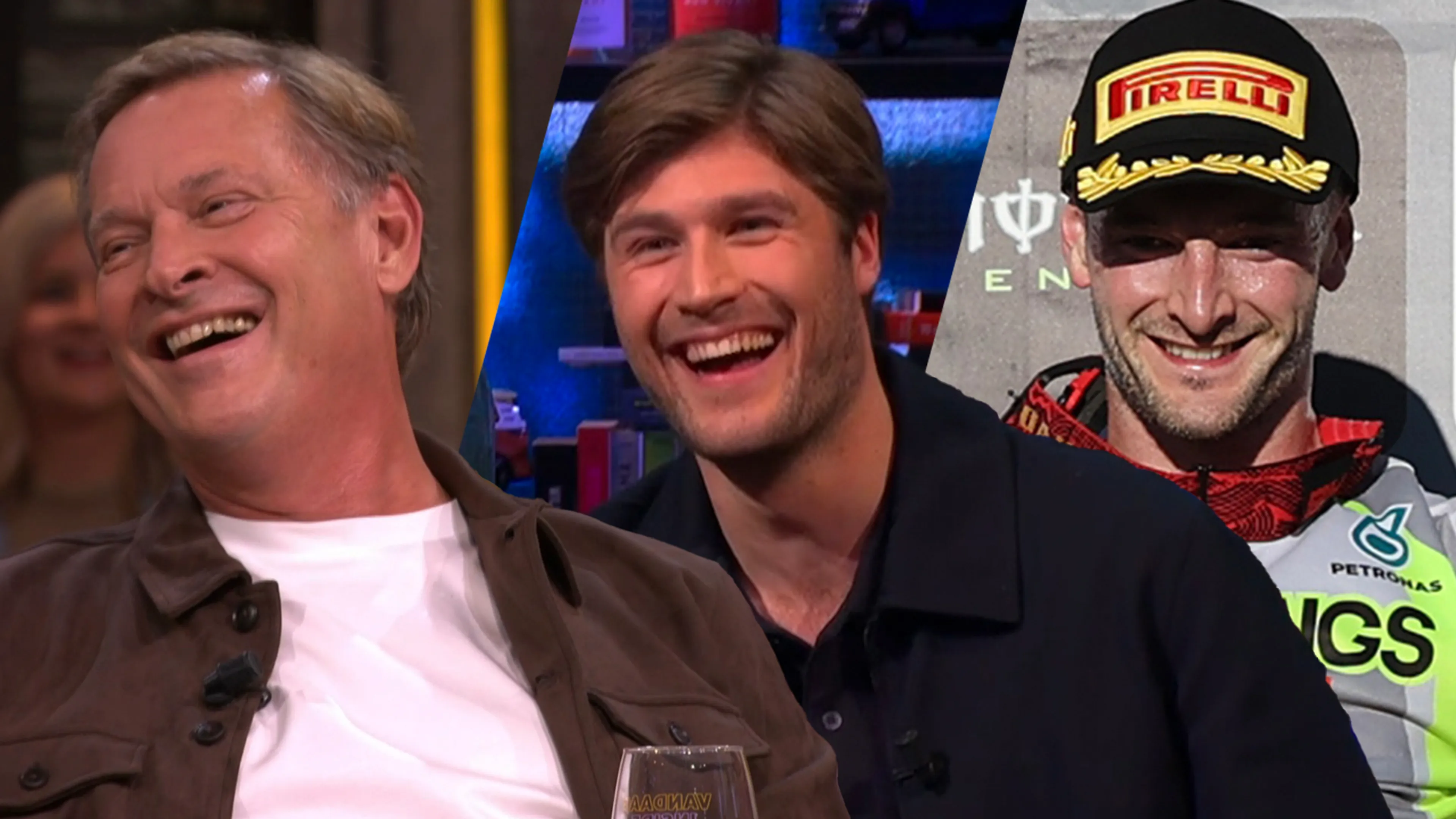 Albert Verlinde, Jeanneau van Beurden en Jeffrey Herlings dinsdag te gast bij Vandaag Inside