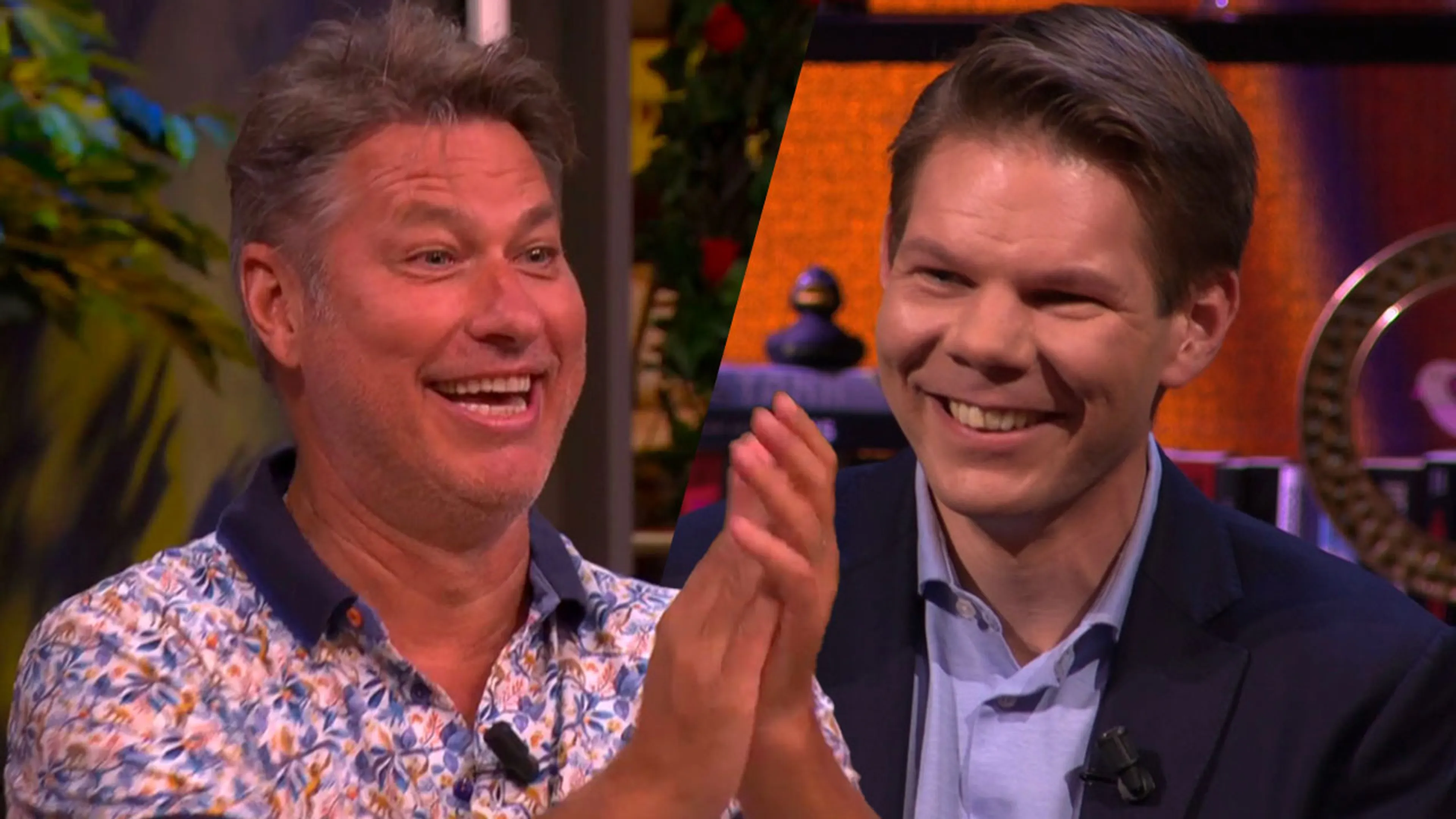 Sander de Kramer en Victor Vlam dinsdagavond te gast bij De Oranjewinter