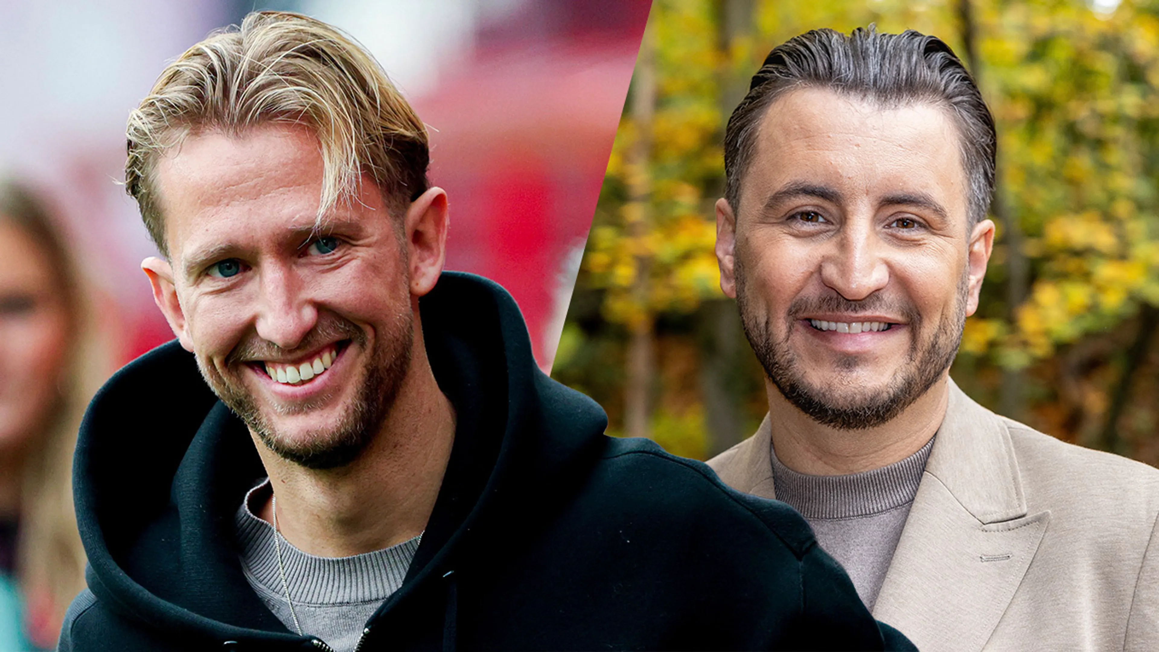 Michel Vlap en Danny Froger dinsdag te gast bij Het Oranje Café