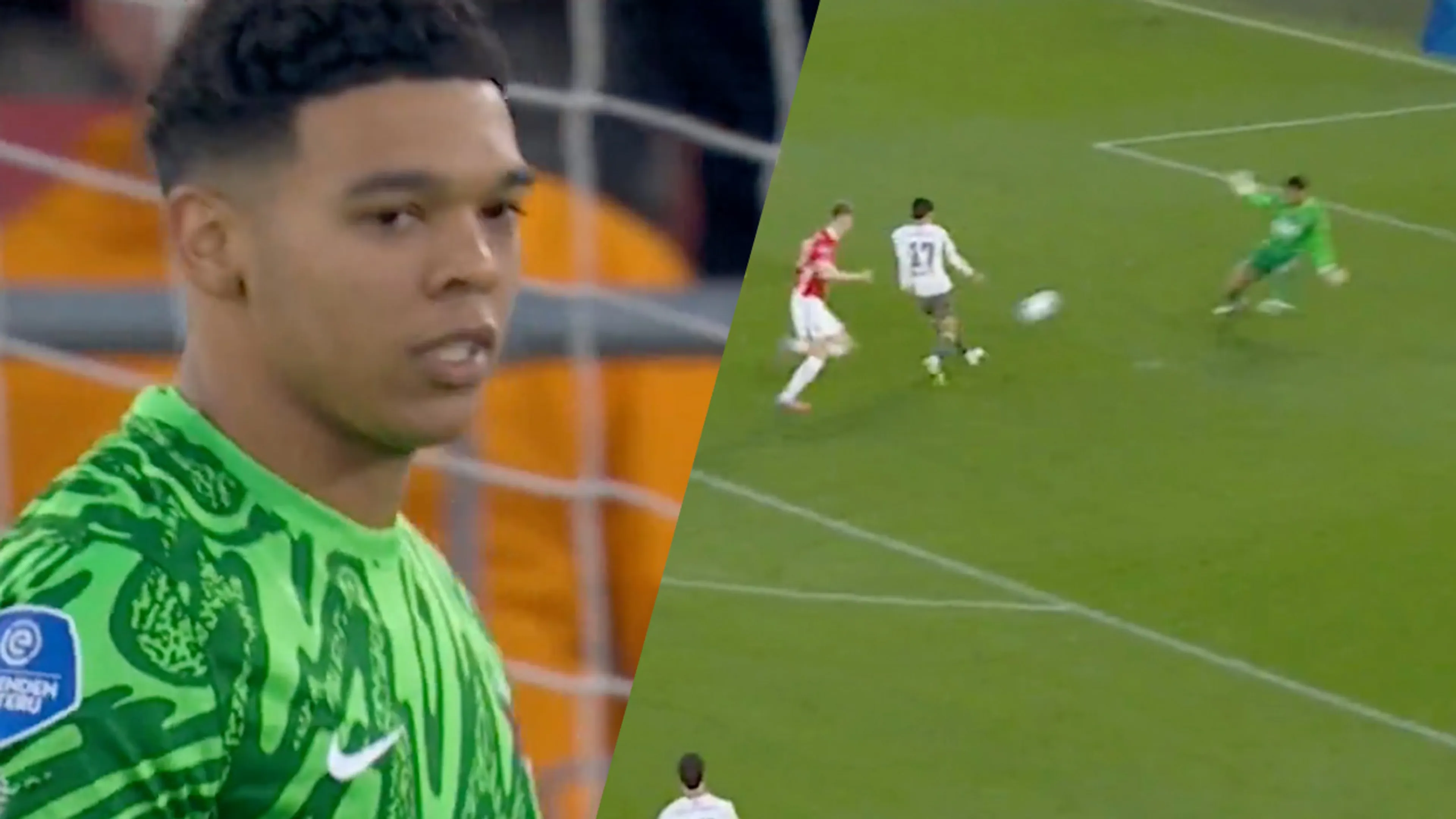 Videogoal: PSV via Mauro Júnior razendsnel op voorsprong na blunder AZ-doelman Owusu-Oduro