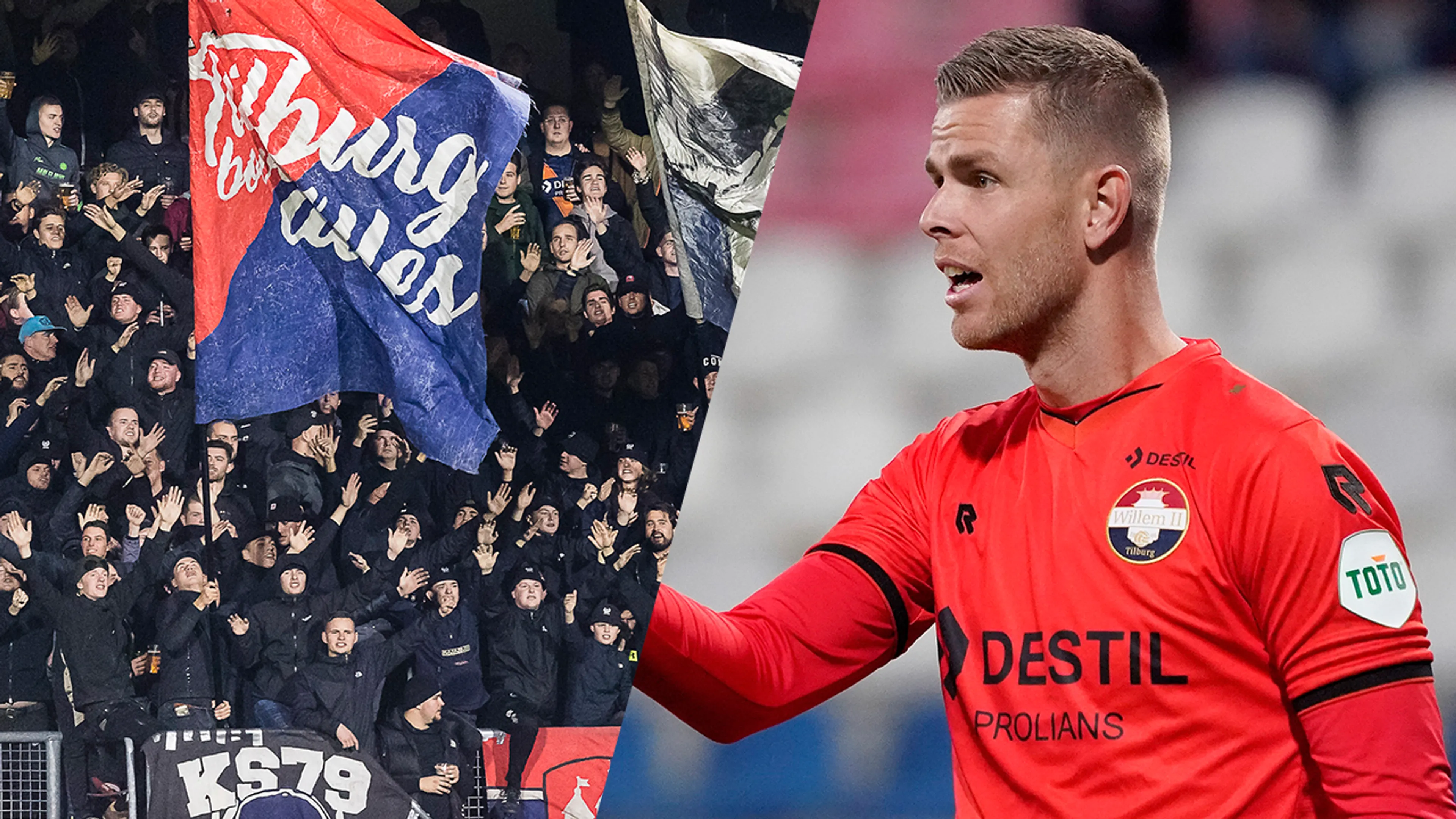 Willem II-fans klaar met geblesseerde Ruiter: 'Eindelijk een aanleiding voor ontslag'