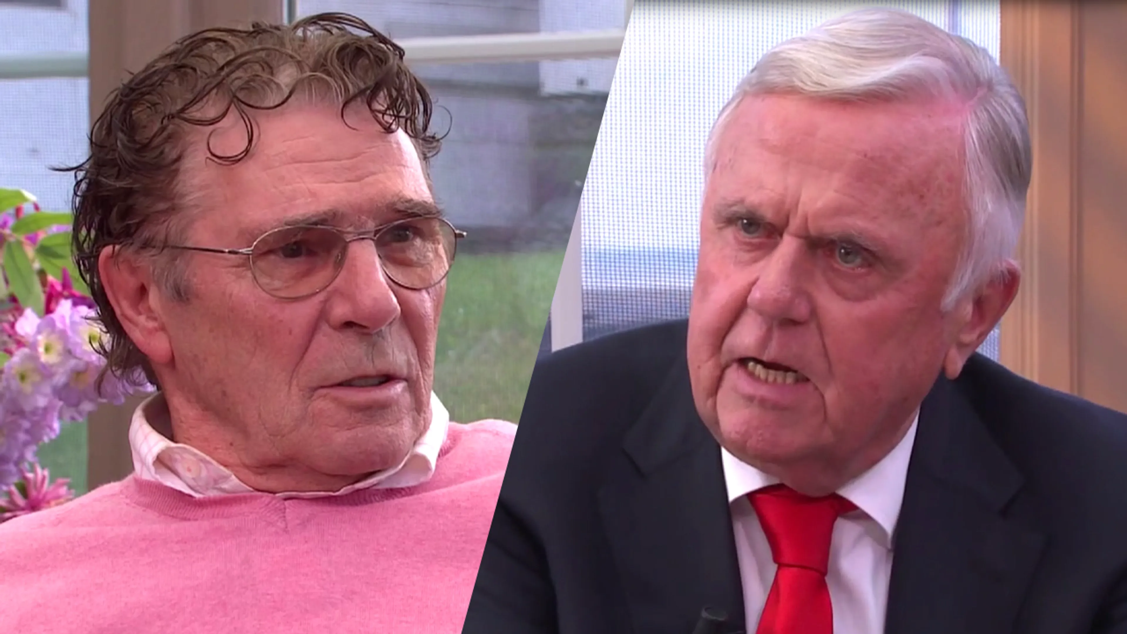 Van Hanegem tegen Harry Mens: 'Je valt me elke keer in de rede!'