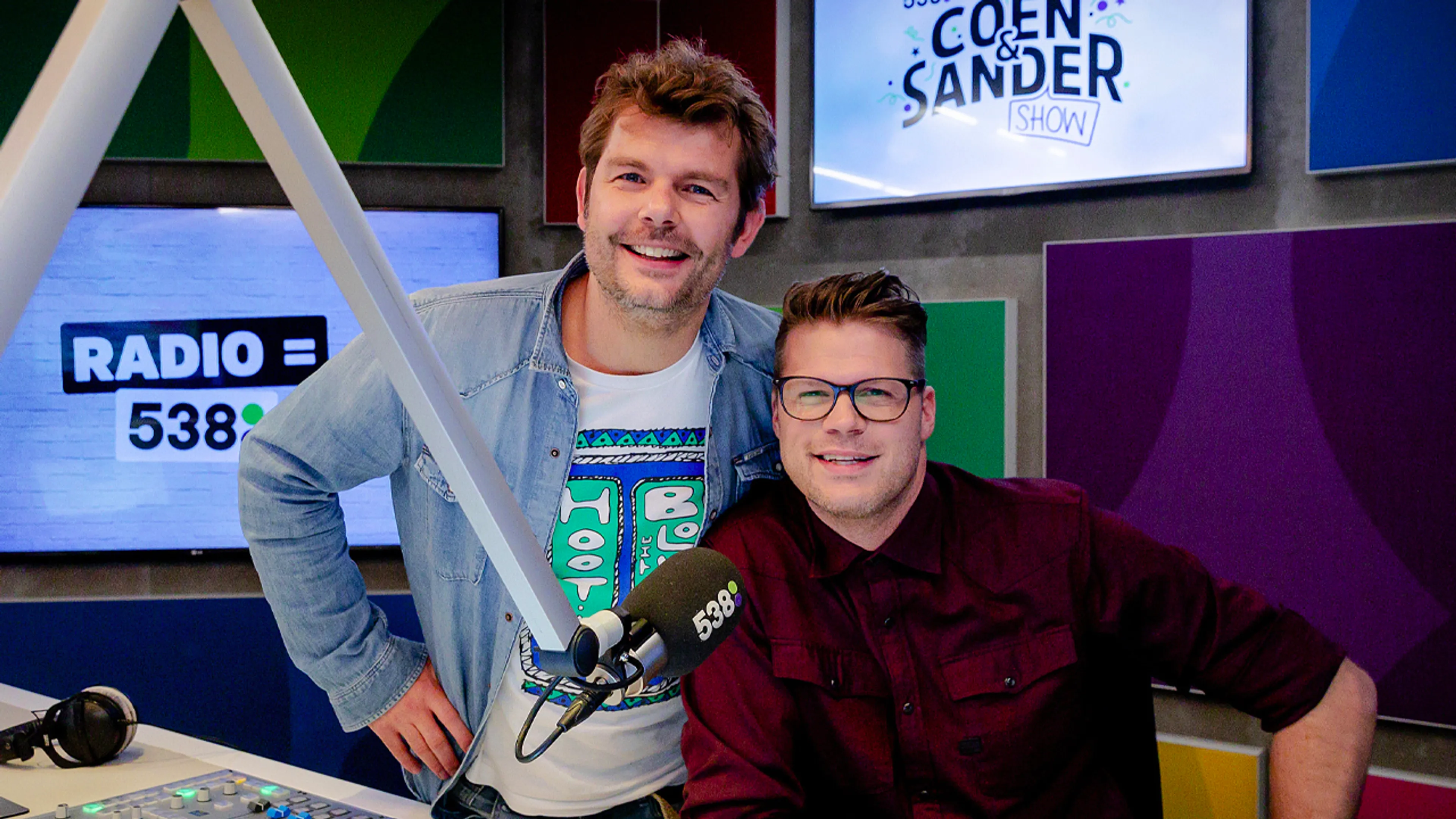 Radioduo Coen en Sander na achttien jaar ook solo verder op 538 en Veronica