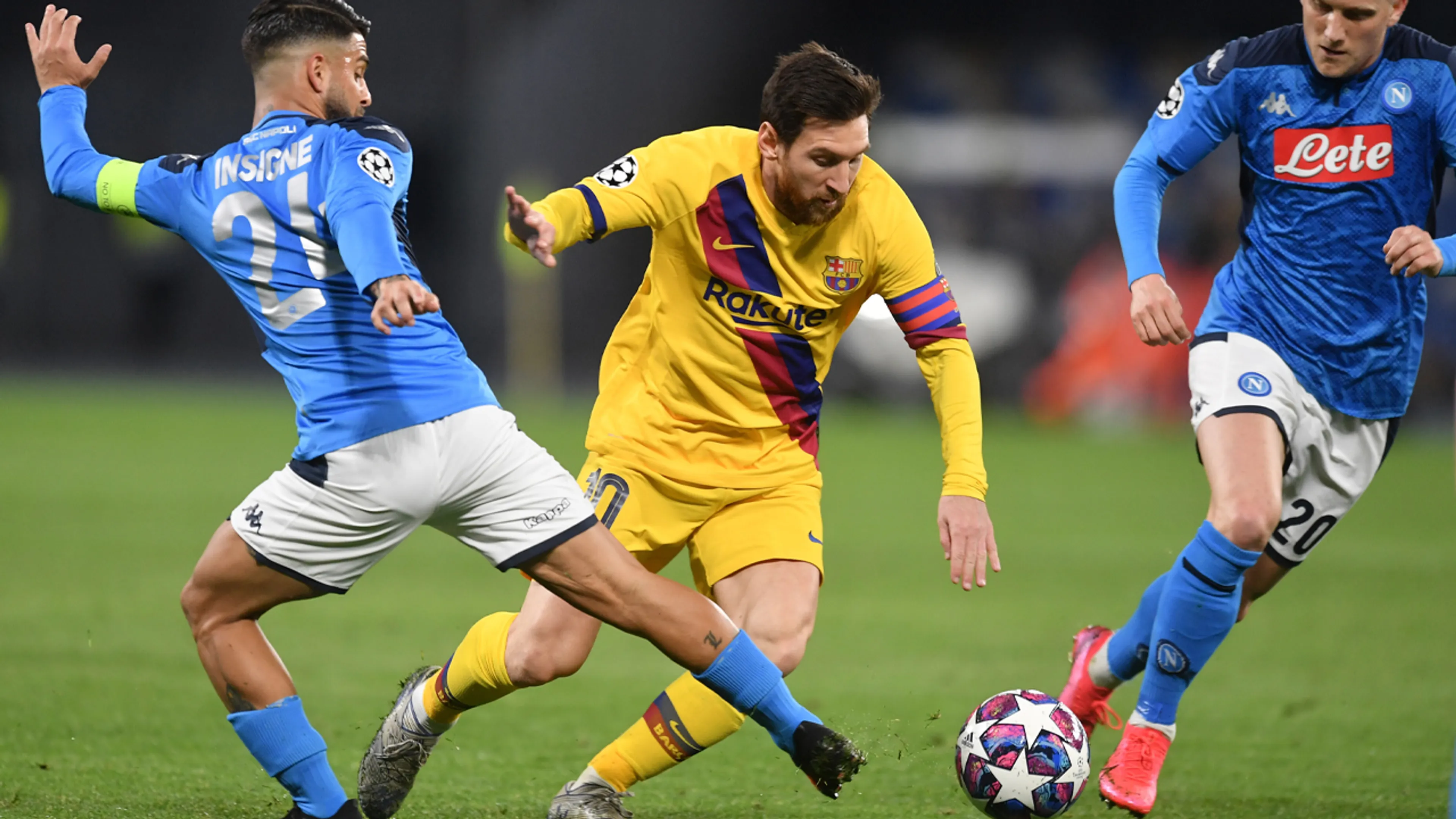 Kijk nu live: FC Barcelona - Napoli 
