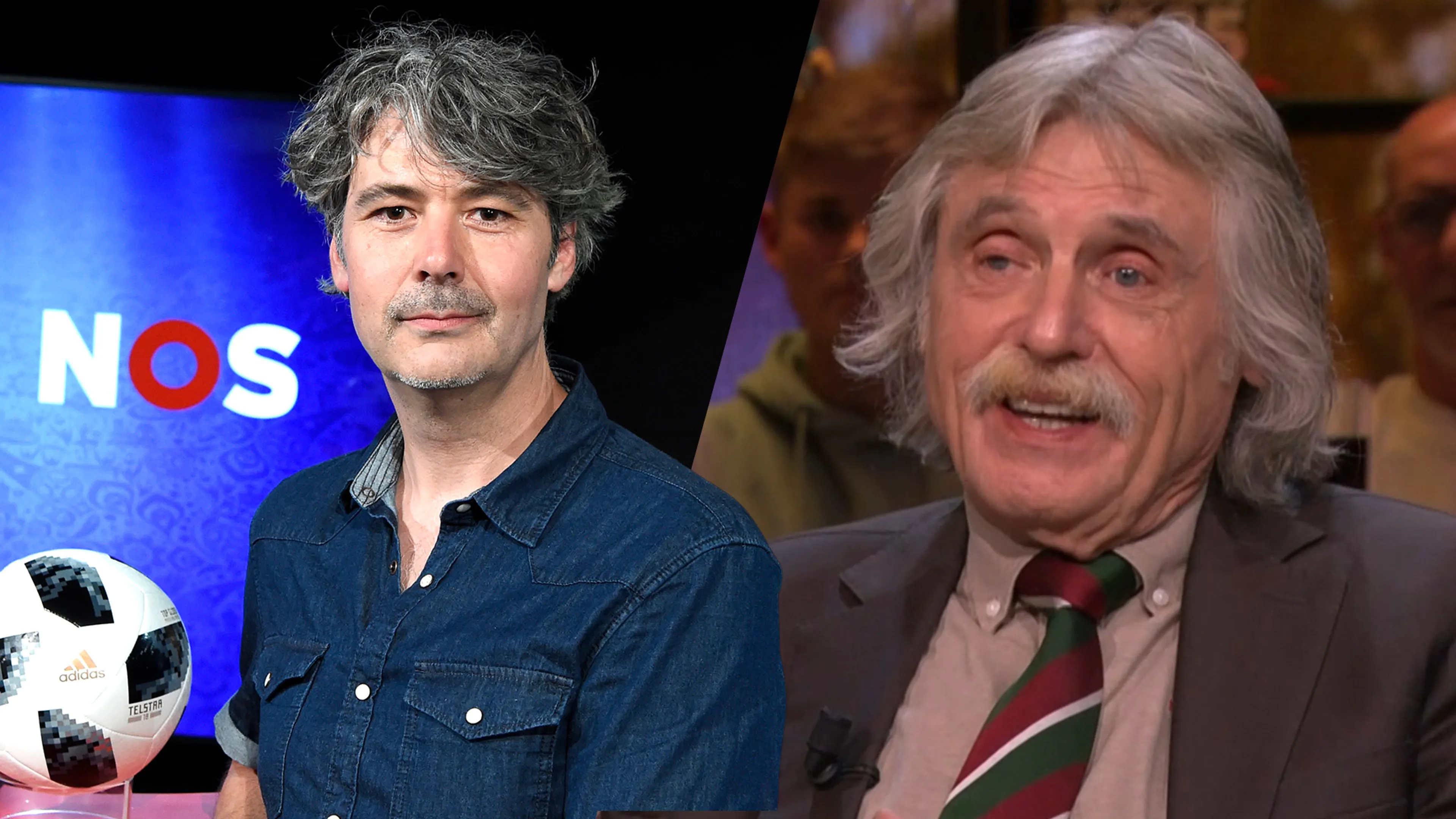 Johan Derksen onthult: NOS-commentator Jeroen Grueter heet eigenlijk anders