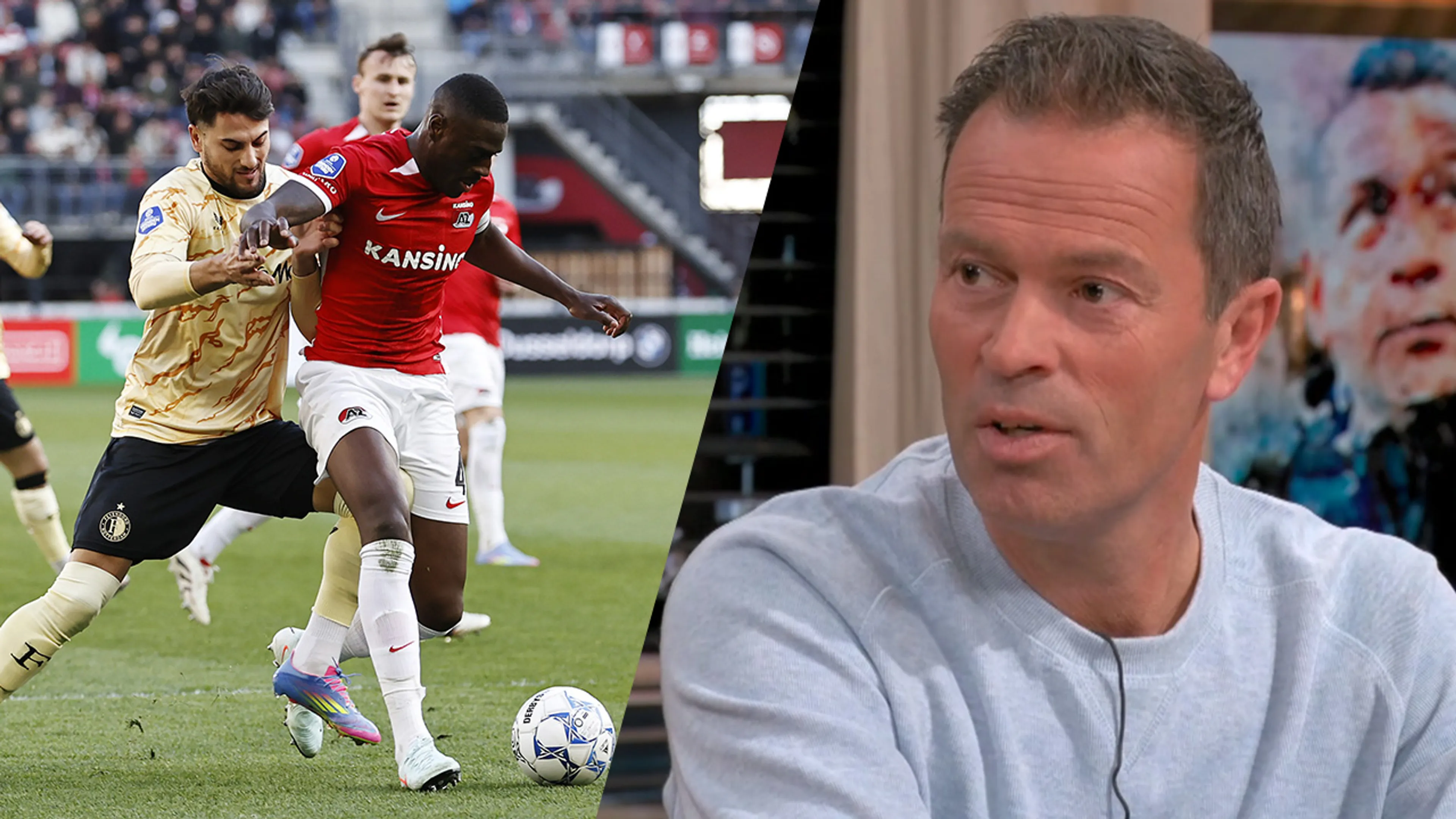 Bas Nijhuis kritisch op VAR bij AZ - Feyenoord: 'Dit is wel gewoon voetbal'