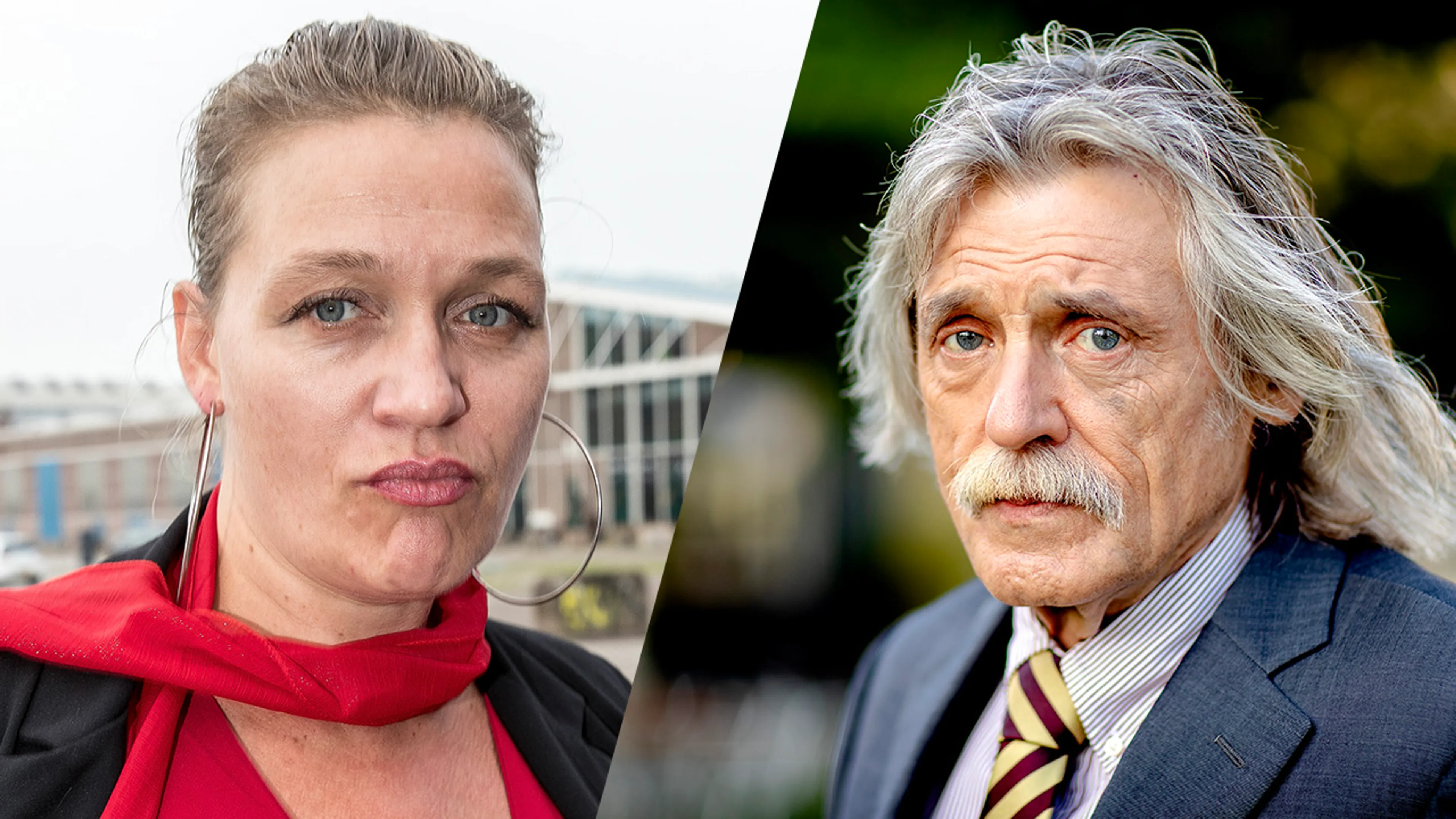 Stella Bergsma geeft warme omhelzing Johan niet op