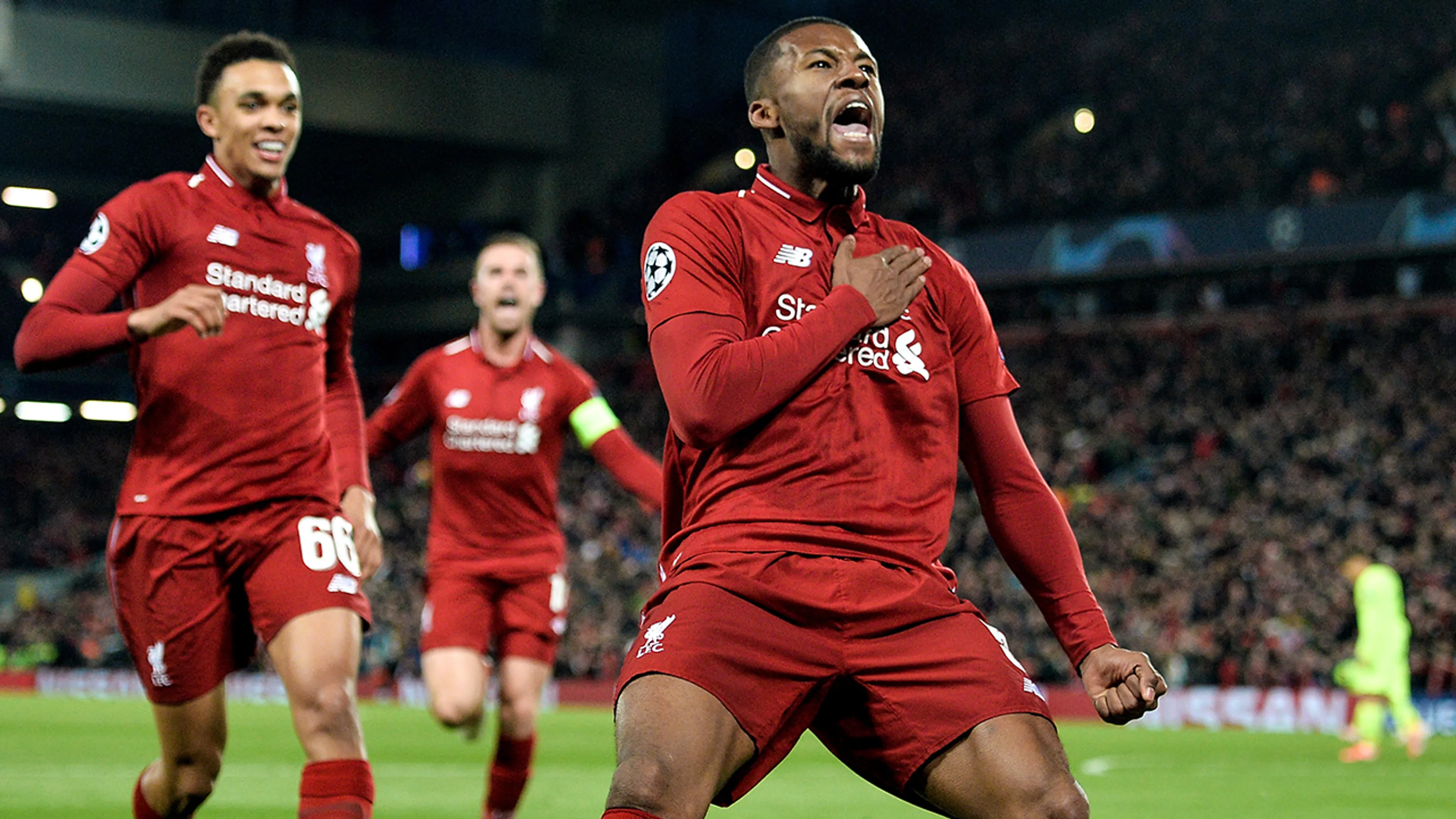 THROWBACK: Wijnaldum valt weergaloos in tegen Barça