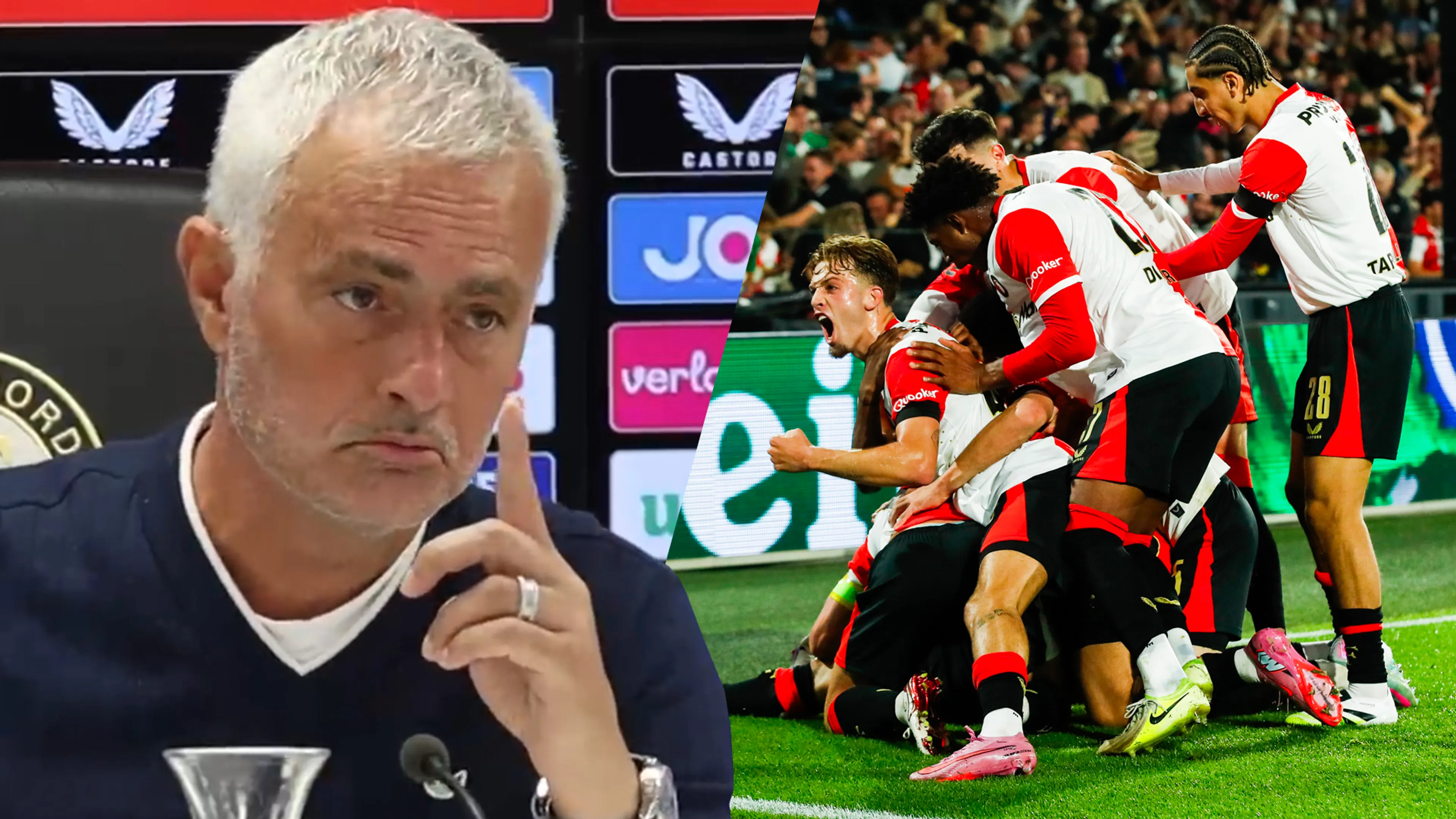 Mourinho waarschuwt Feyenoorders: 'Welkom in de hel!'