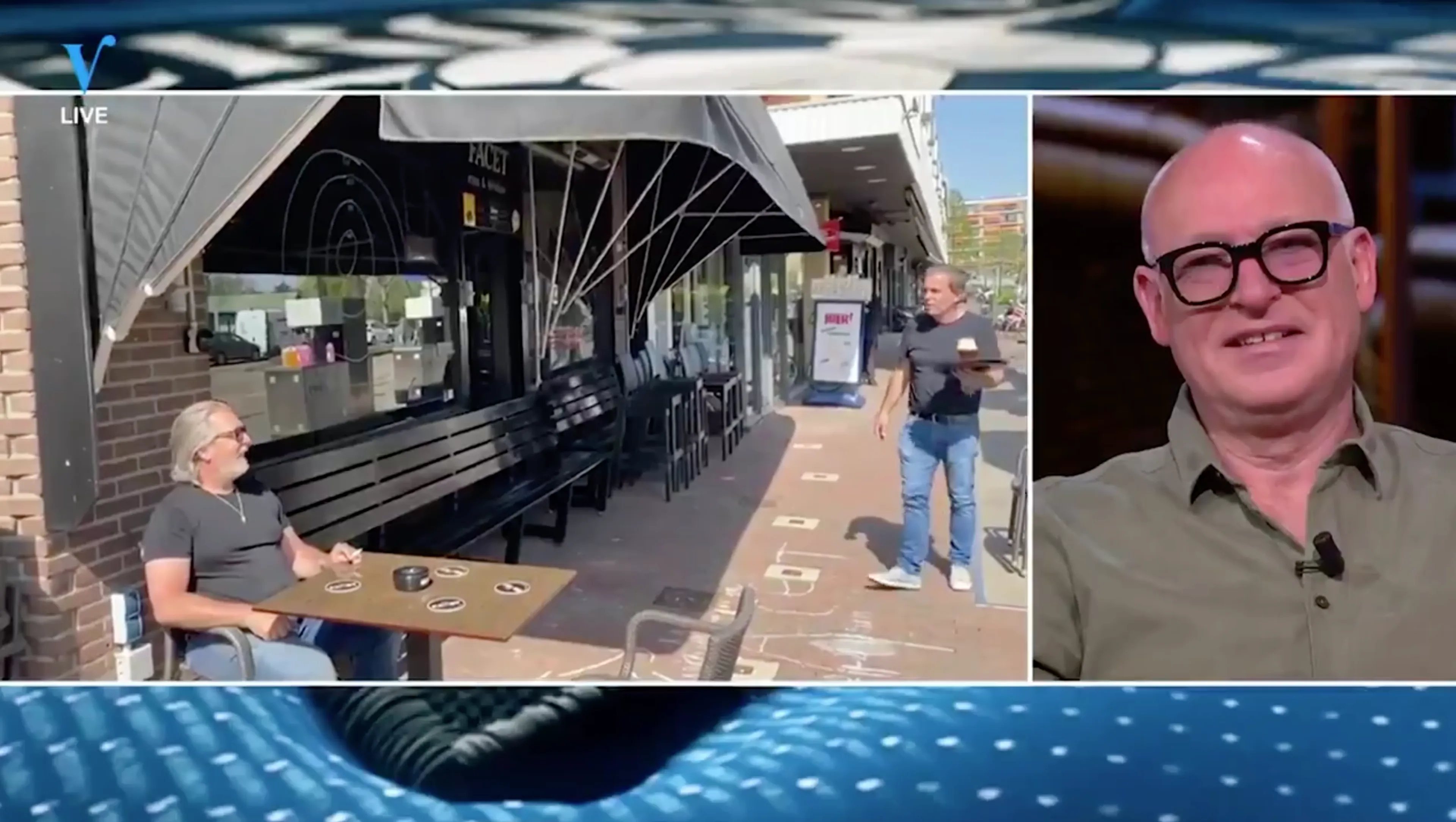 CLASSIC: René geniet van flauwe 1,5 meter-filmpjes