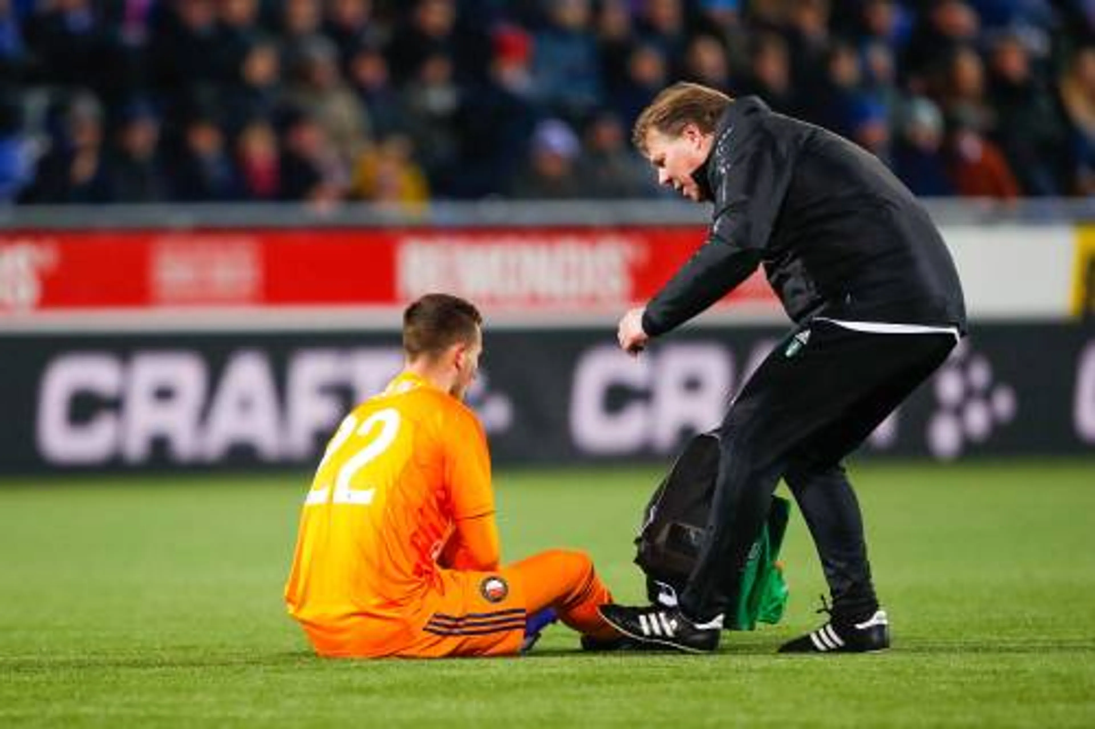 Feyenoord vreest forse blessure Bijlow