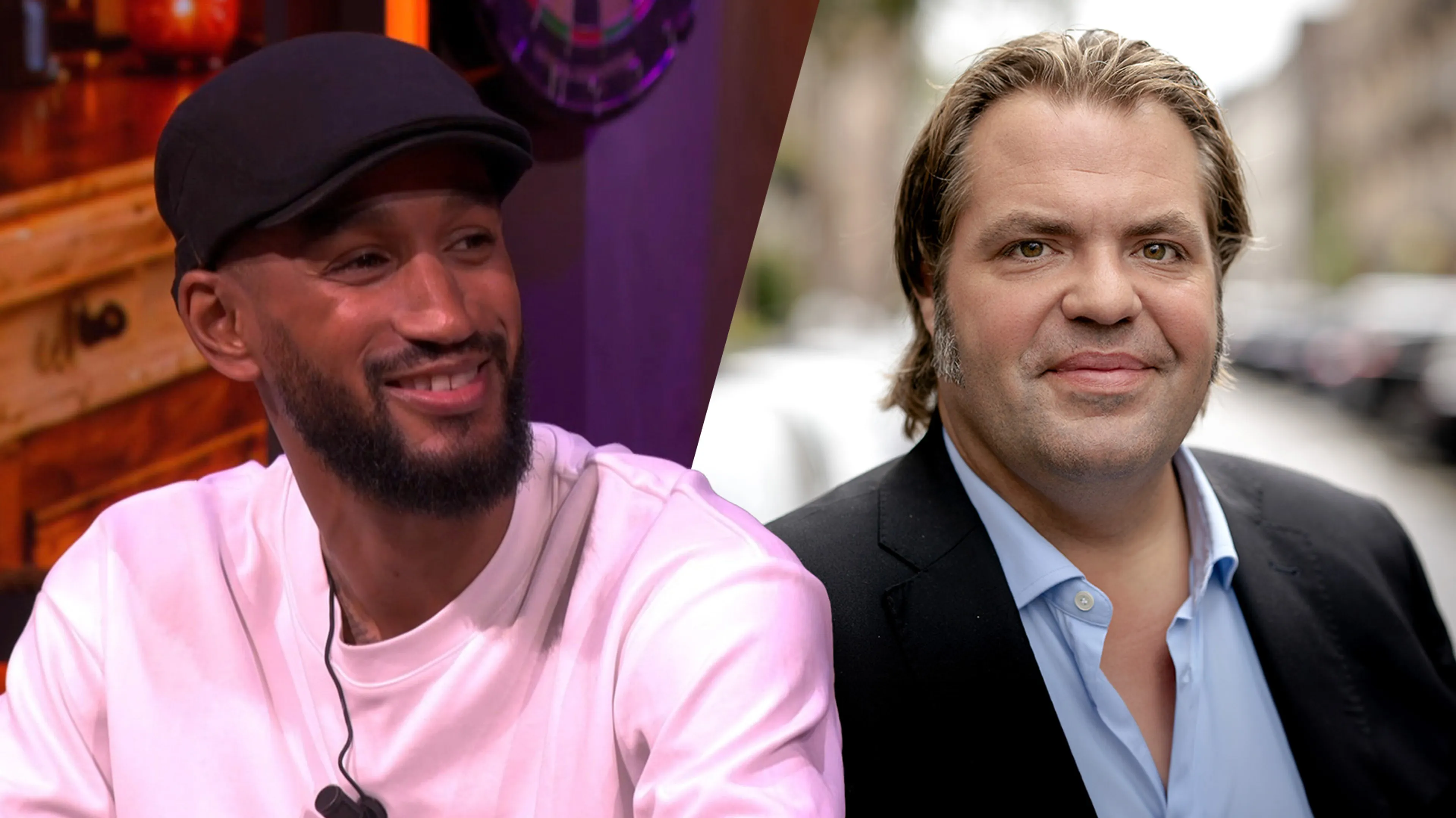 Jerson Cabral en Frank Evenblij zaterdagavond te gast bij Het Oranje Café