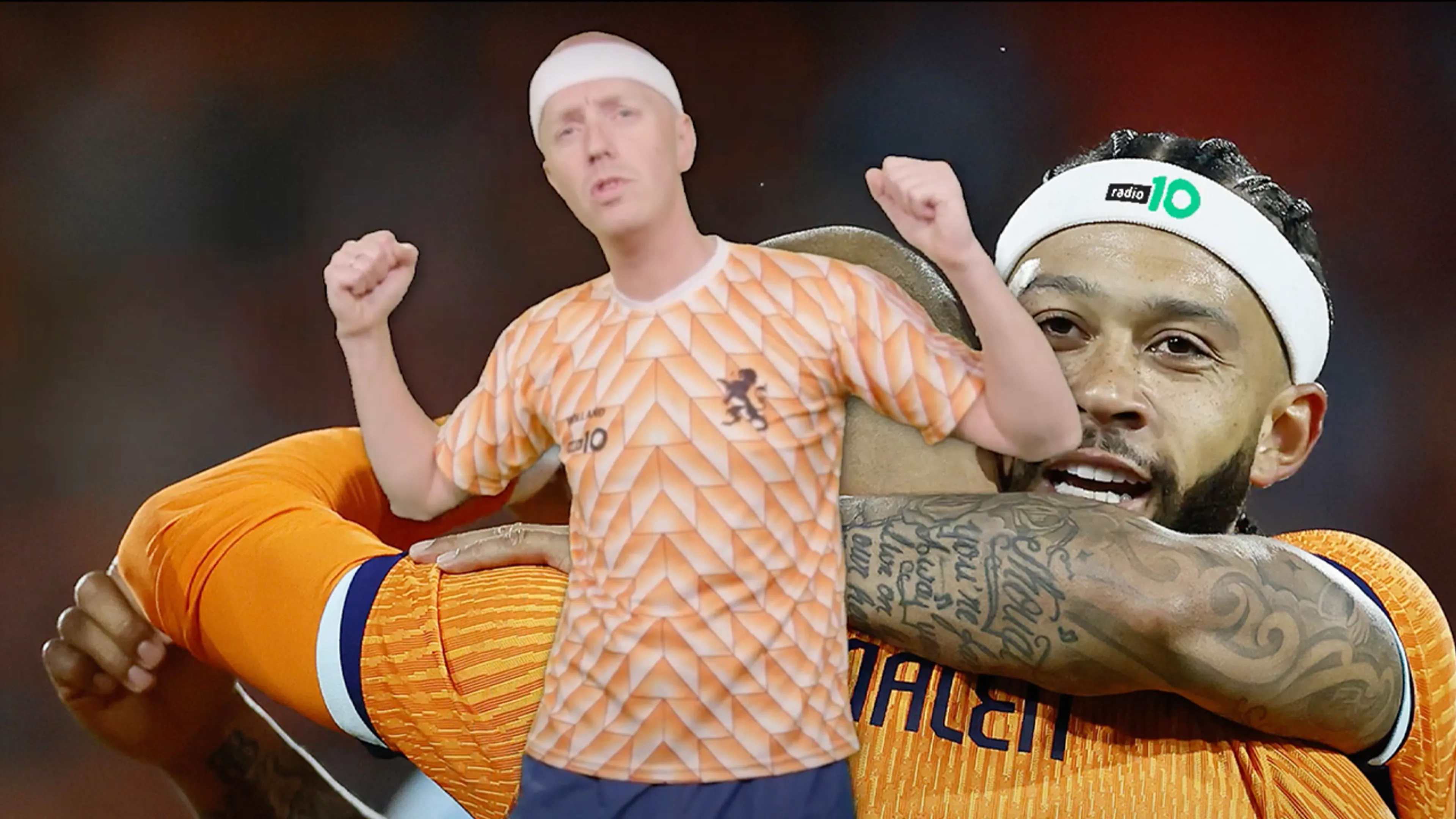 Radio 10-dj brengt muzikale ode: 'Een Memphis met haarband maakt ons kampioen!'