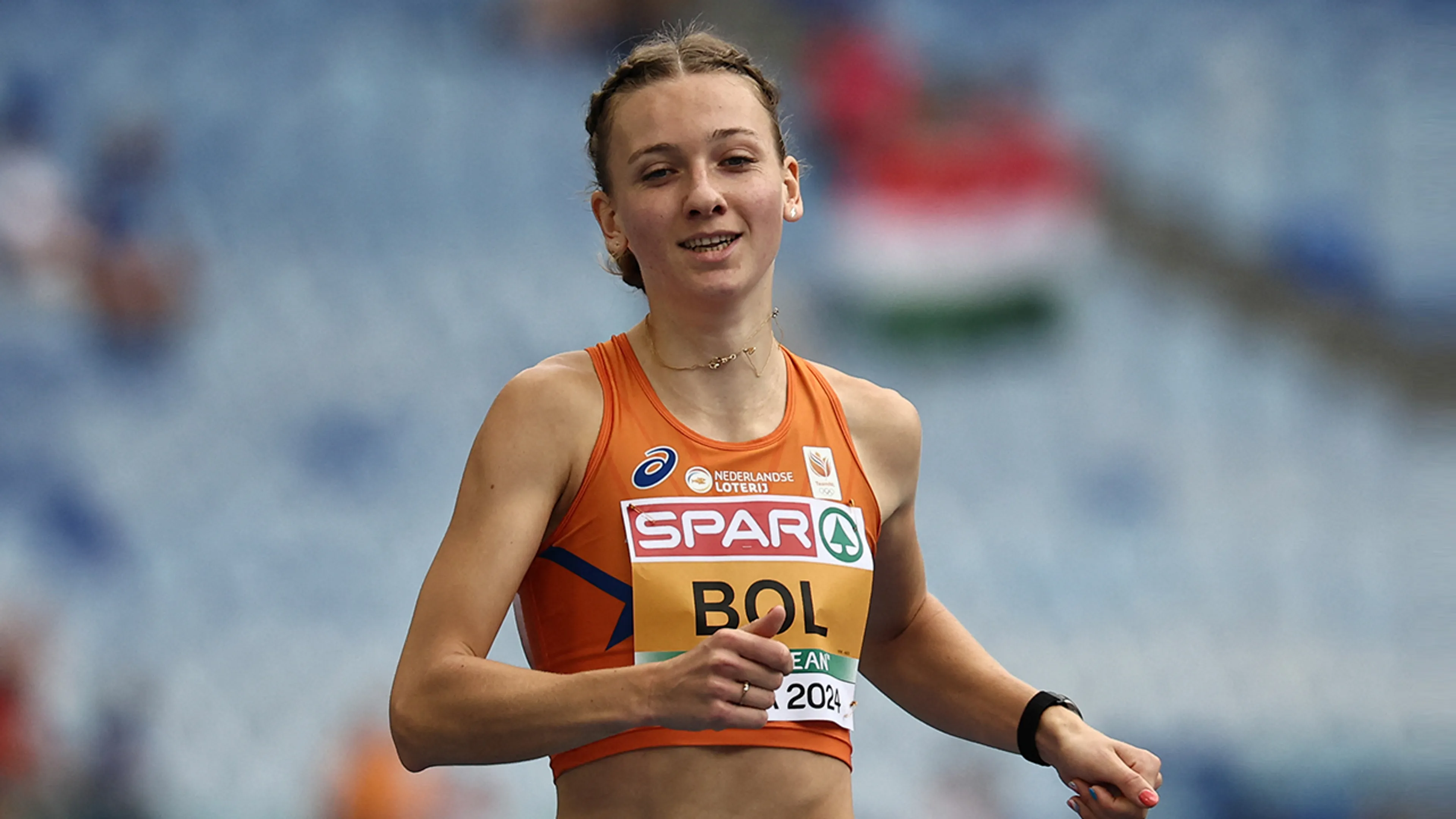 Femke Bol prolongeert in Rome Europese titel 400 meter horden