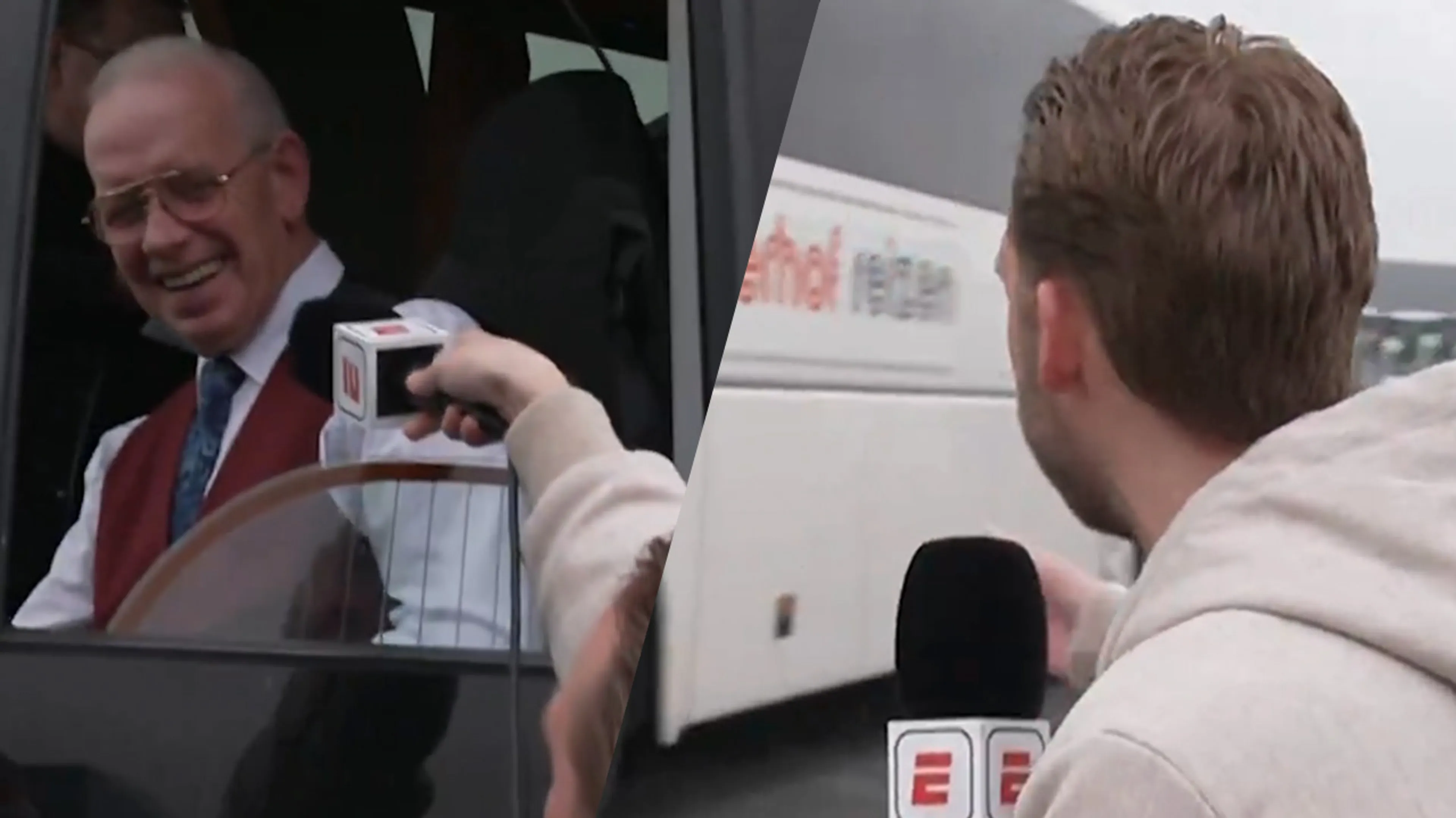 Video: Uitzinnige Go Ahead Eagles-supporters laten bus schudden op weg naar De Kuip
