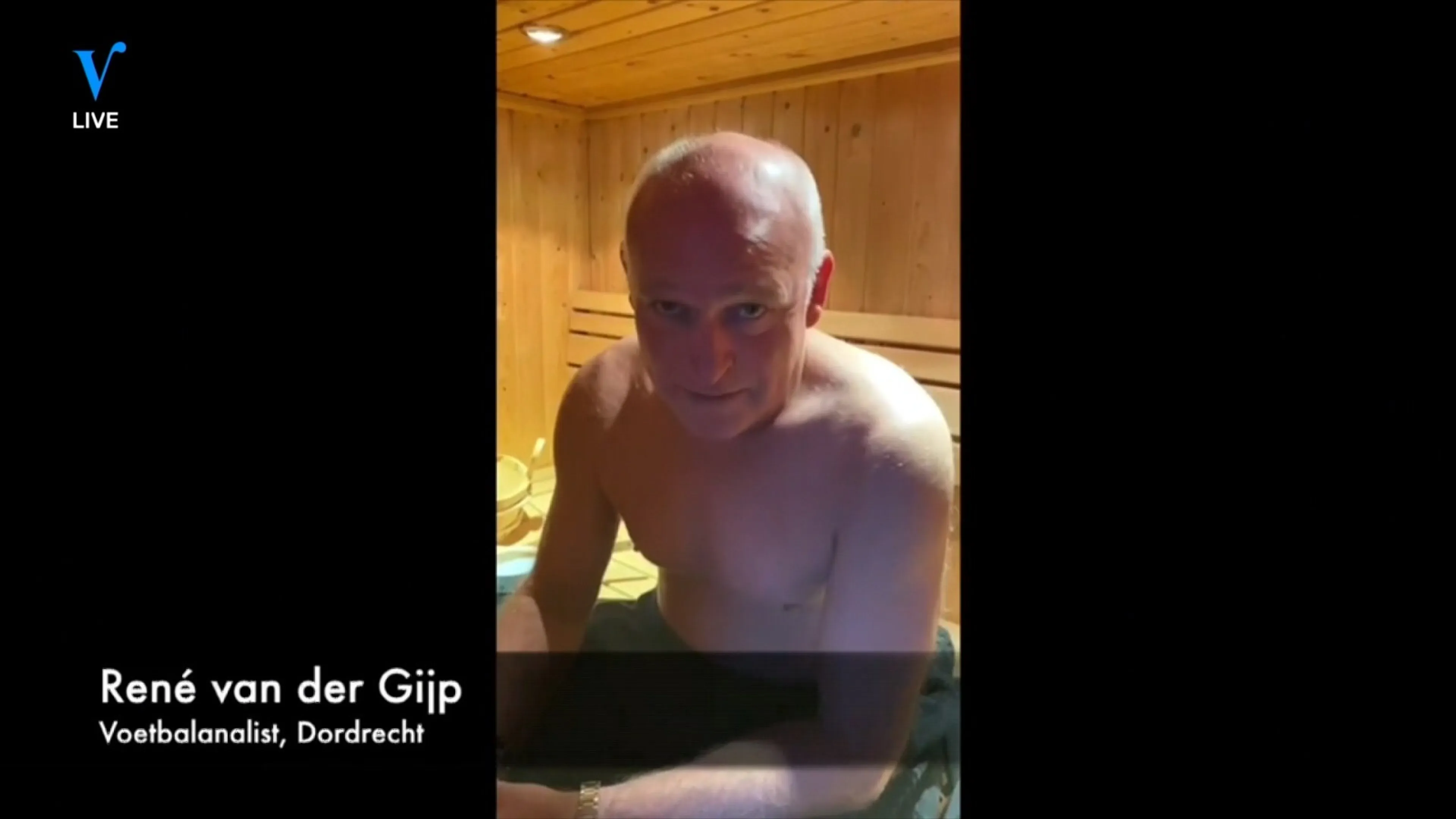 René zit de hele dag in sauna: 'Dat virus kan niet tegen warmte'