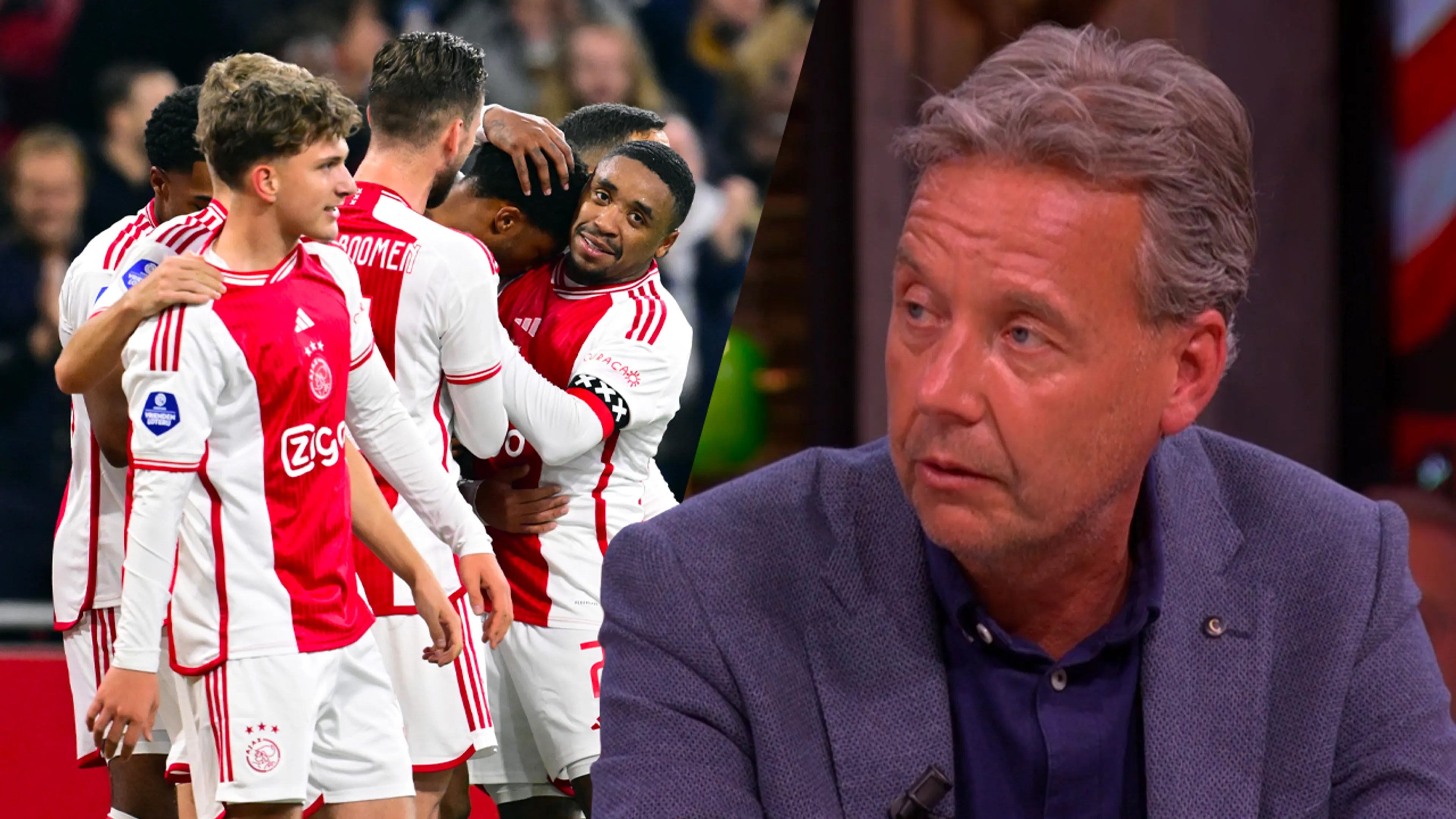 Valentijn over Ajax na zege op Volendam: 'Eigenlijk een beetje gênant om zó blij te zijn'