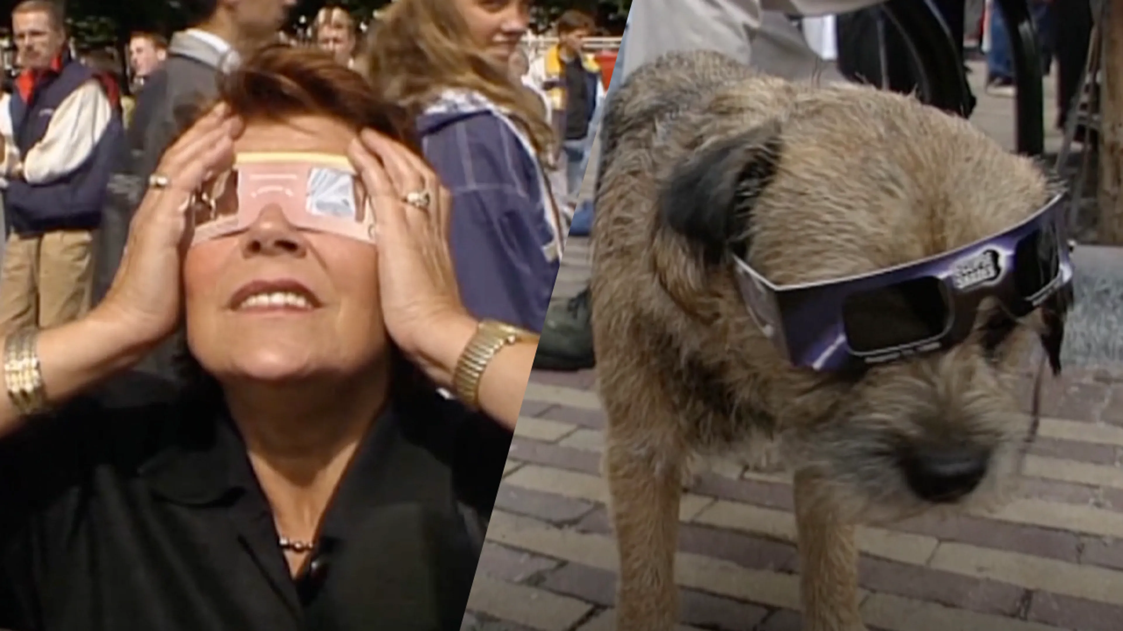 Zo zag de zonsverduistering er in 1999 uit