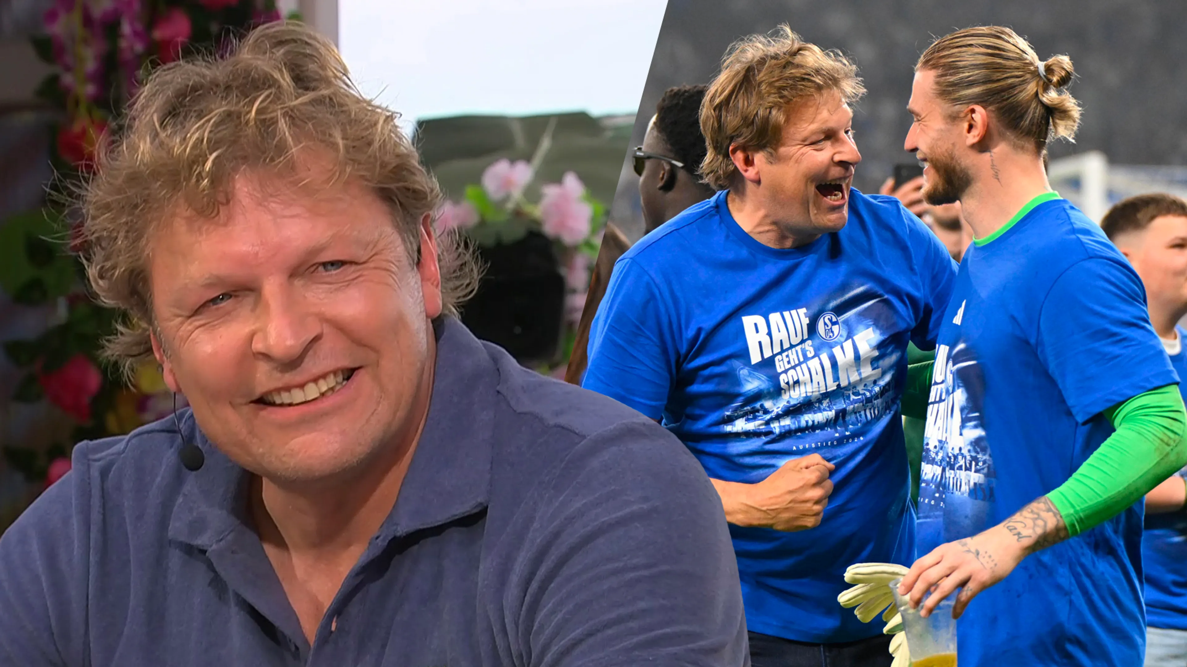 Youri Mulder sliep na promotiefeest Schalke 04 op de grond van zijn kantoor: 'Het was groot feest!'