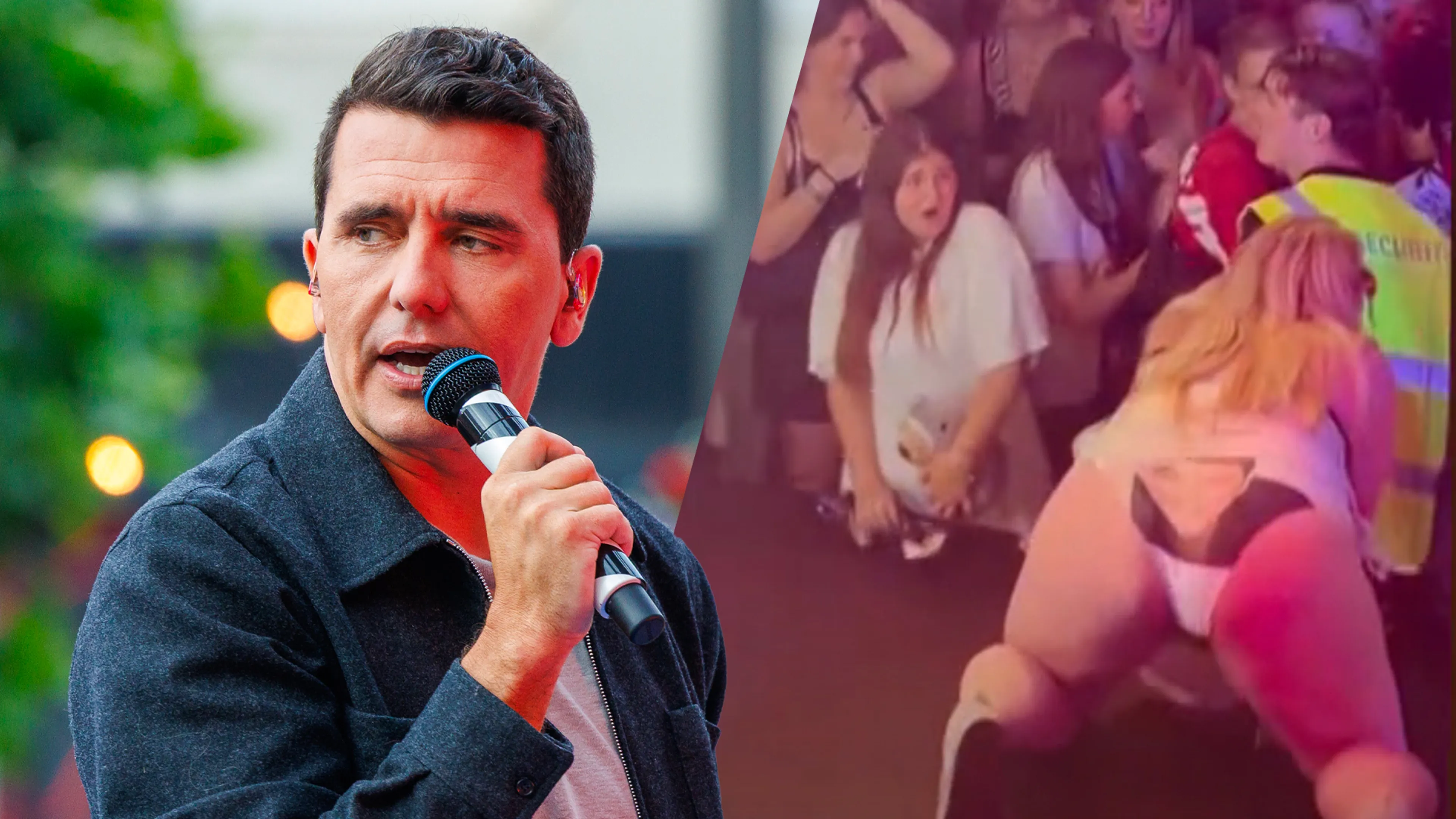 Optreden van Jan Smit bruut verstoord door pikante actie van bezoeker