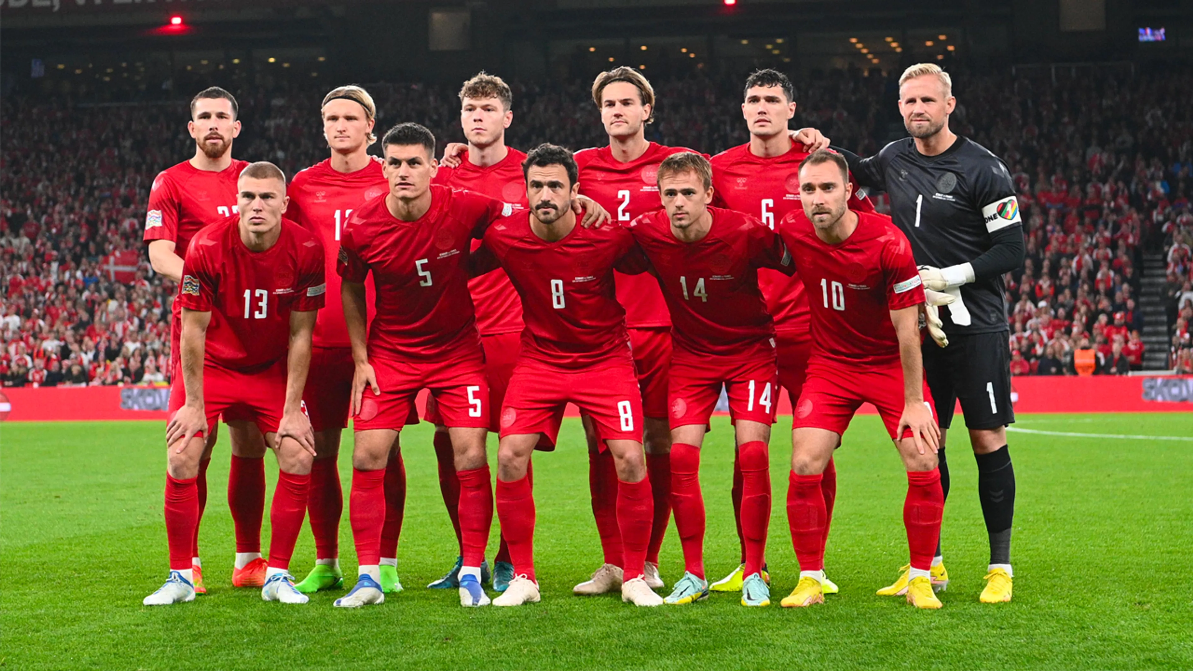 Deense voetballers dragen sobere protestshirts op WK in Qatar