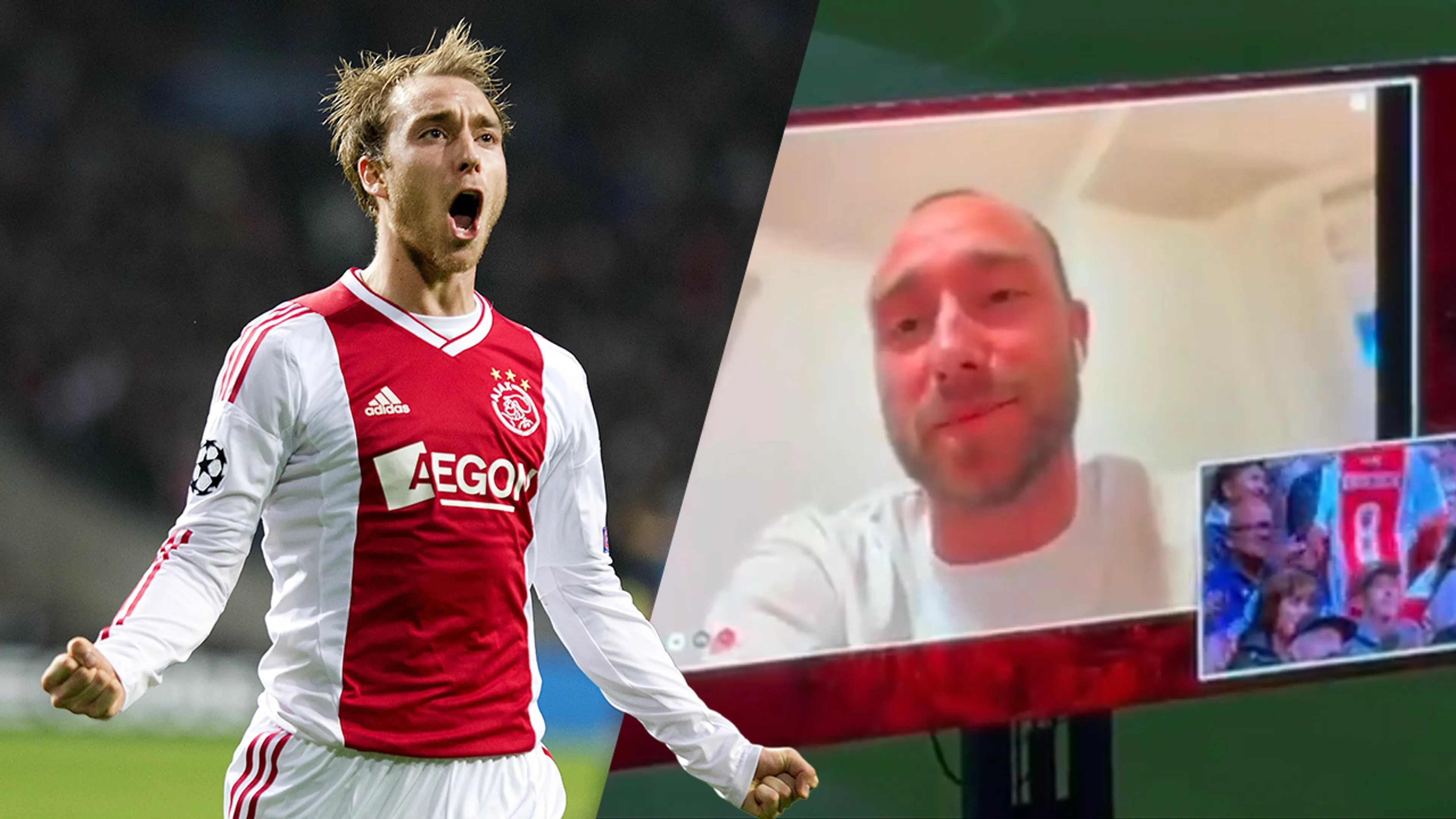 Video: Christian Eriksen wordt gevraagd naar Ajax-terugkeer en hoeft niet lang na te denken