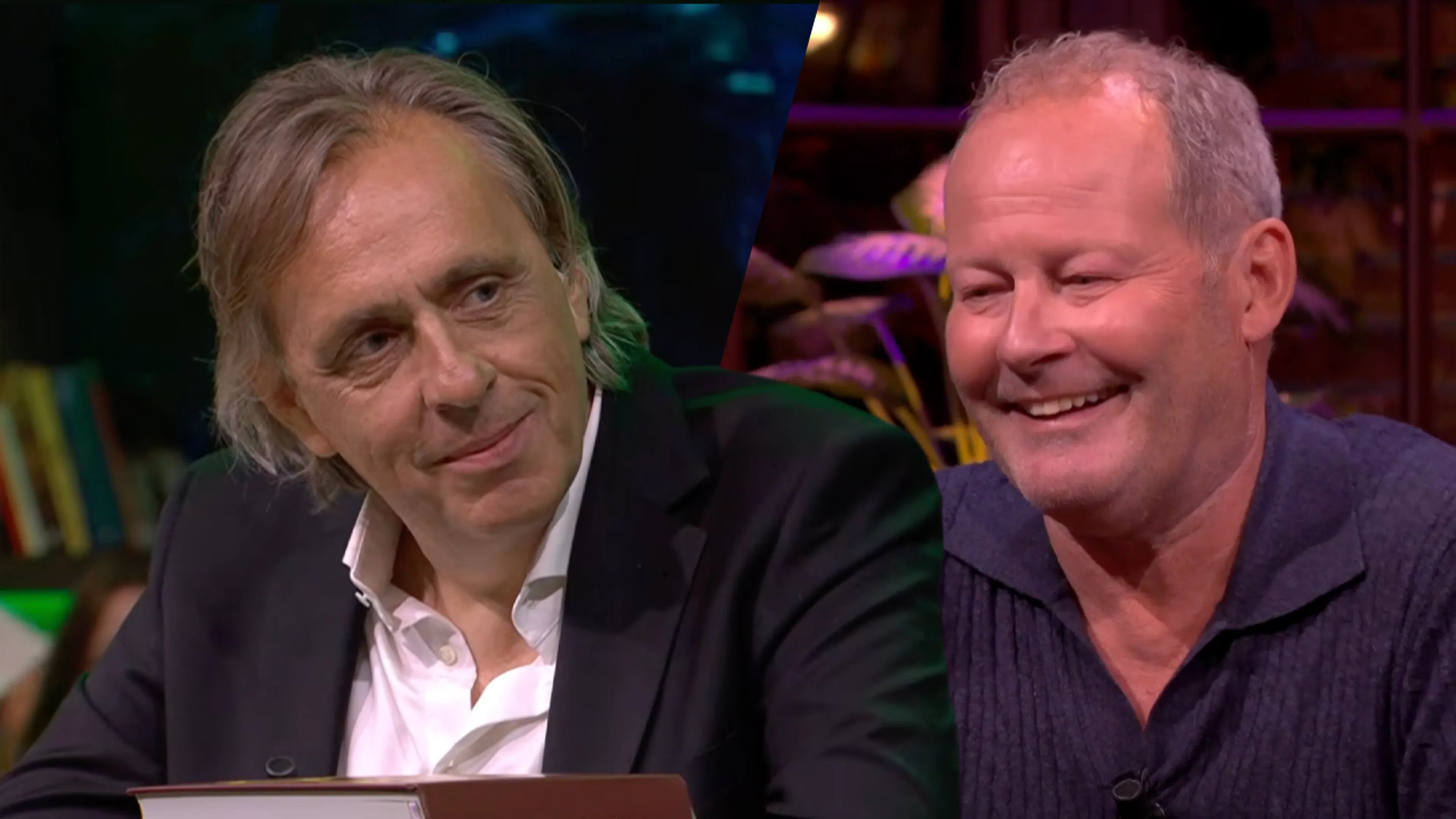 Marcel van Roosmalen en Danny Blind vrijdag te gast bij Het Oranje Café
