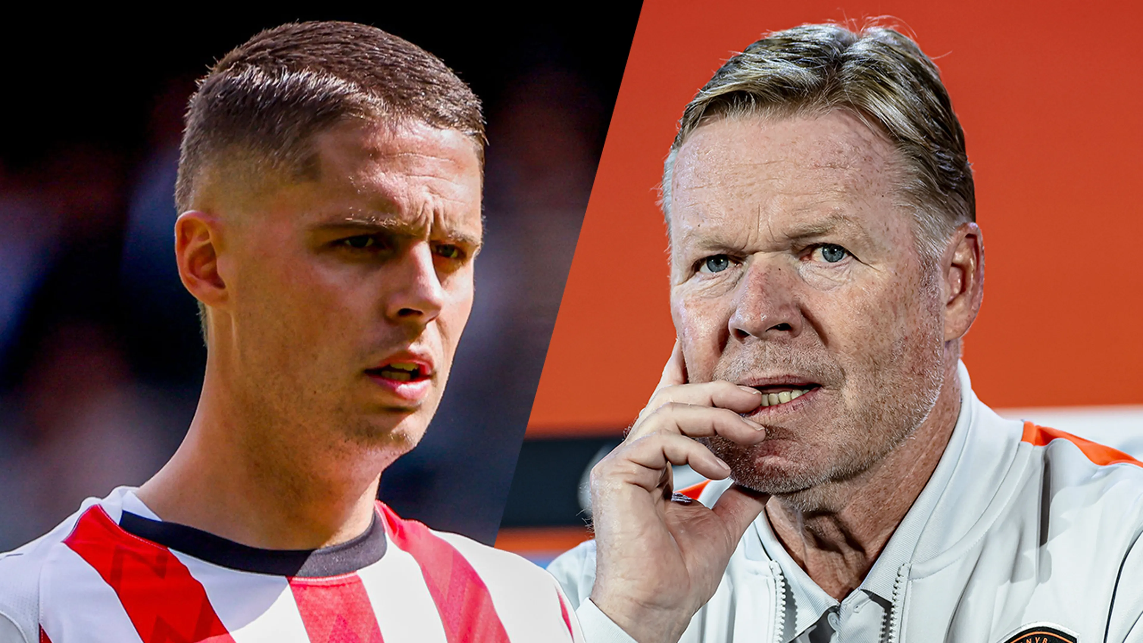 Wat vindt Koeman van de sneer van Veerman? 'Hij heeft zaterdagochtend heel vroeg...'