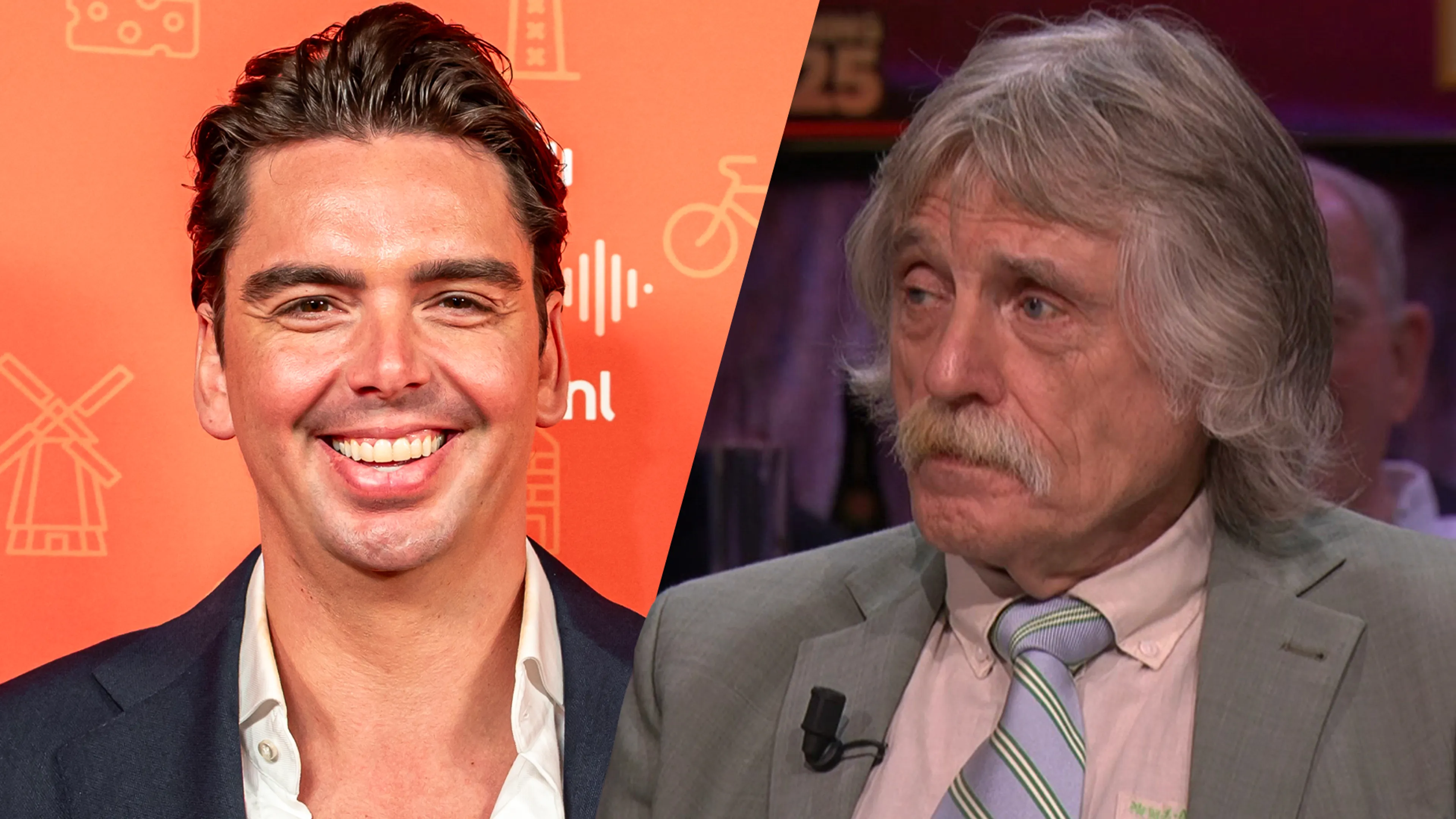 Johan Derksen grapt over liefdesbreuk Yves Berendse: 'Hoop dat hij van emotie niet meer kan zingen!'