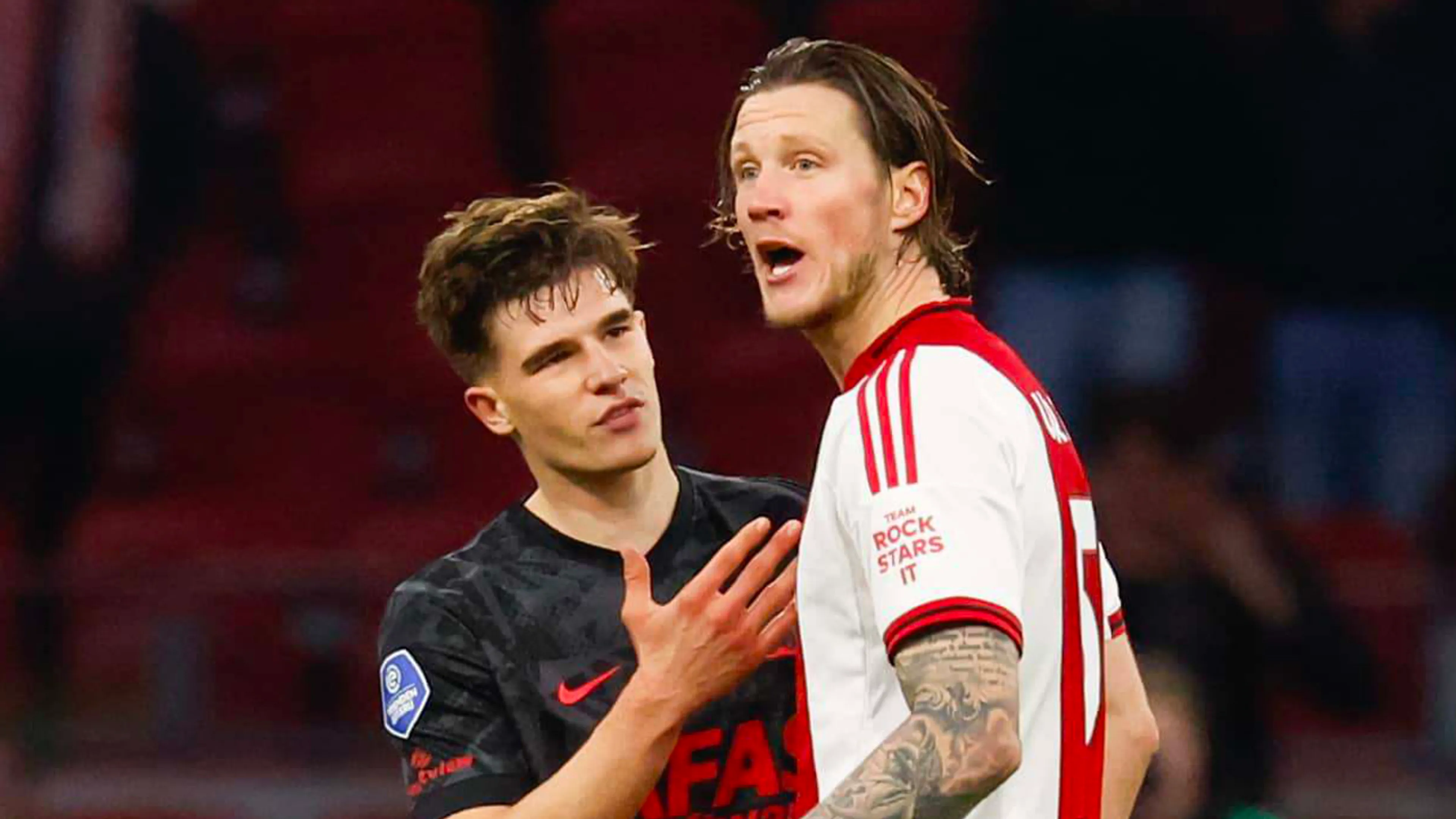 'Dat Wout Weghorst geen rood kreeg, is denk ik puur om het feit dat het Wouter Goes is'