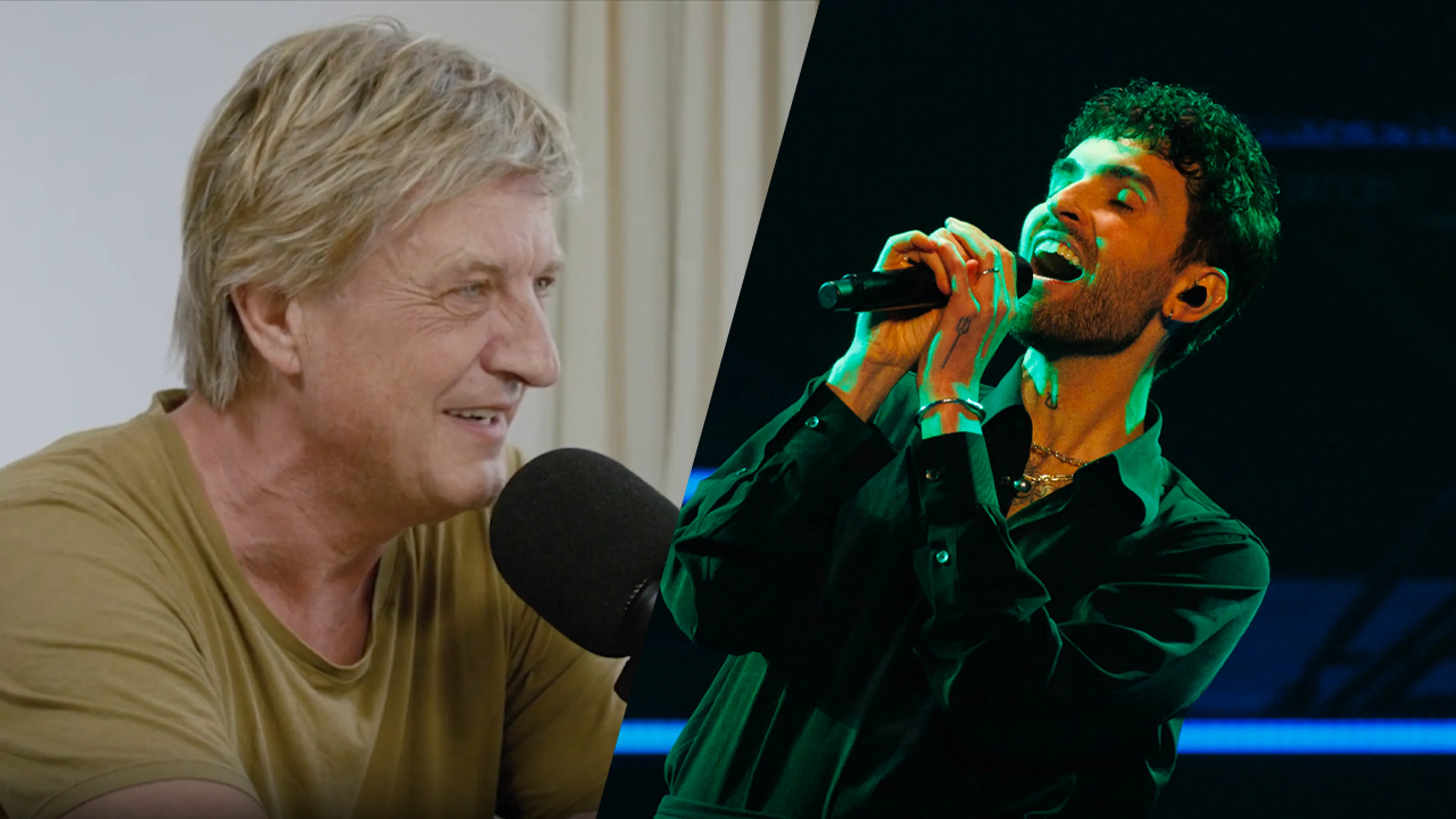 Wim ging naar optreden van Duncan Laurence: 'Dat moest van mijn vrouw...'
