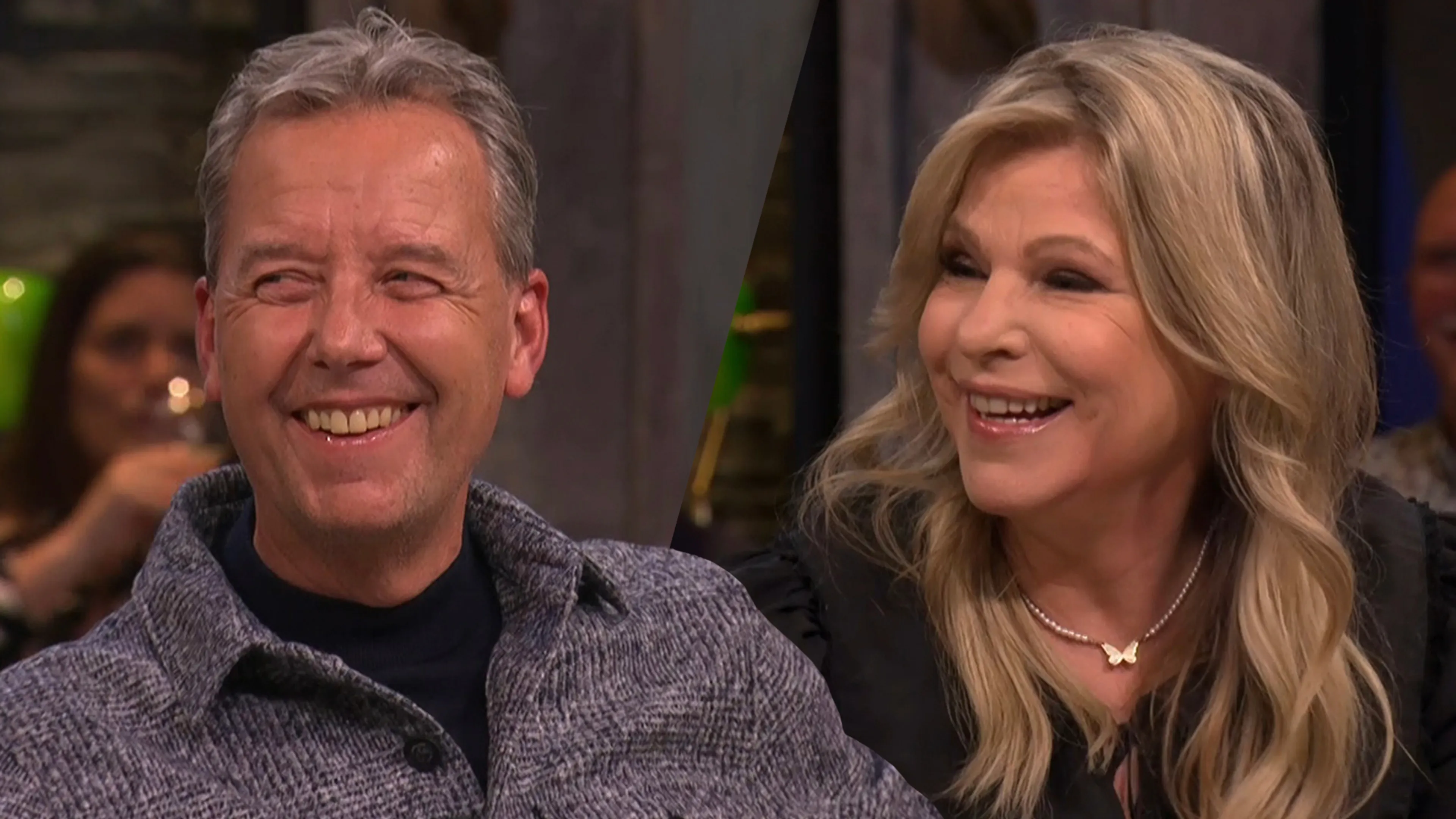 Tina Nijkamp en Valentijn Driessen woensdag aan tafel bij Vandaag Inside