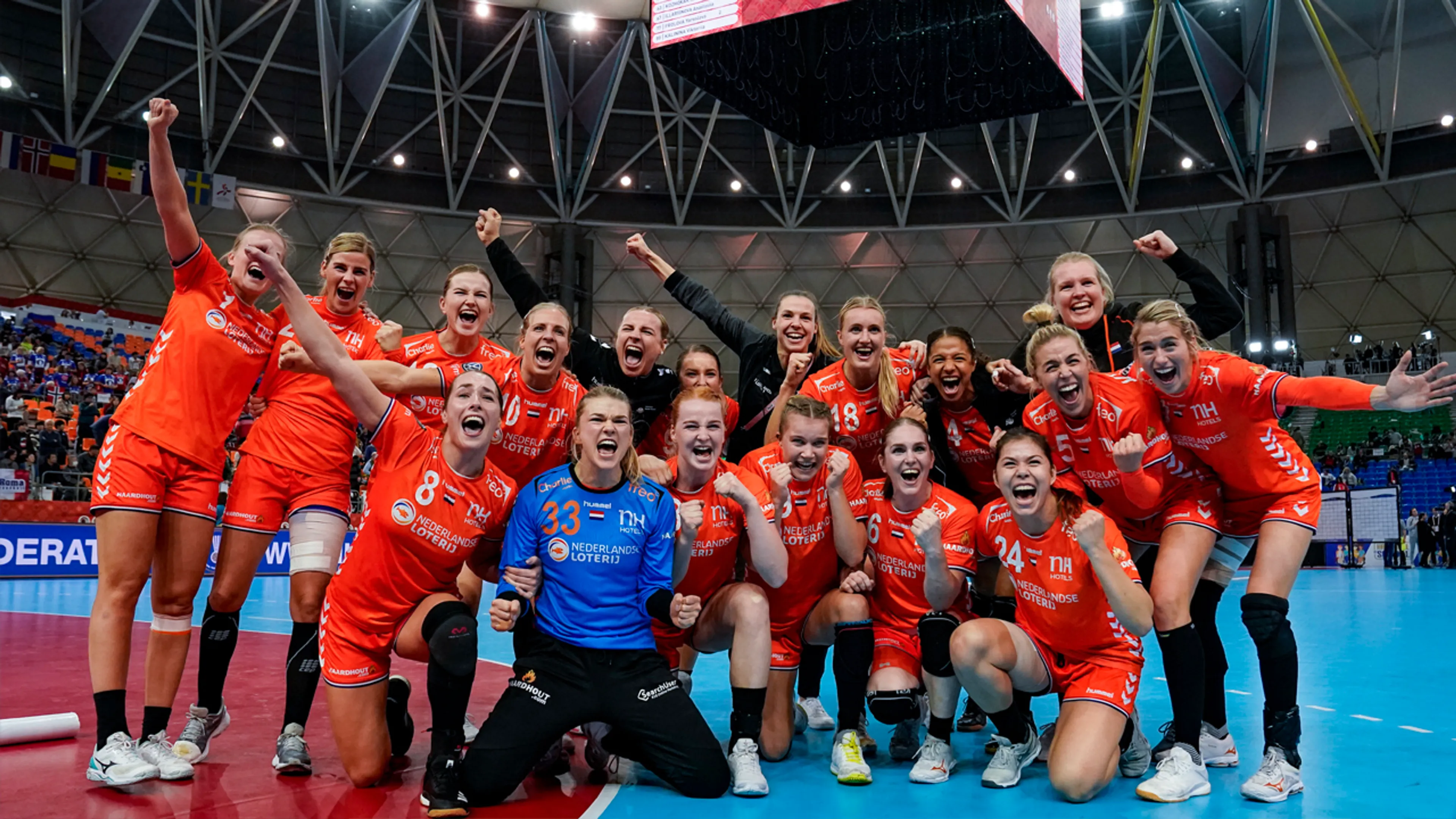 Historisch goud handbalsters op WK